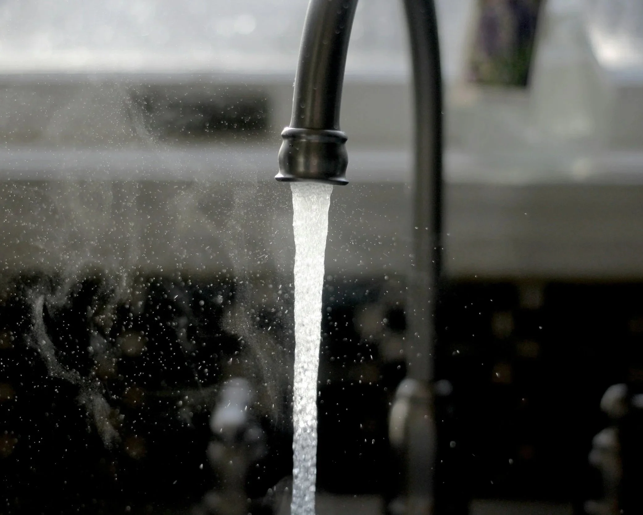 Hot water