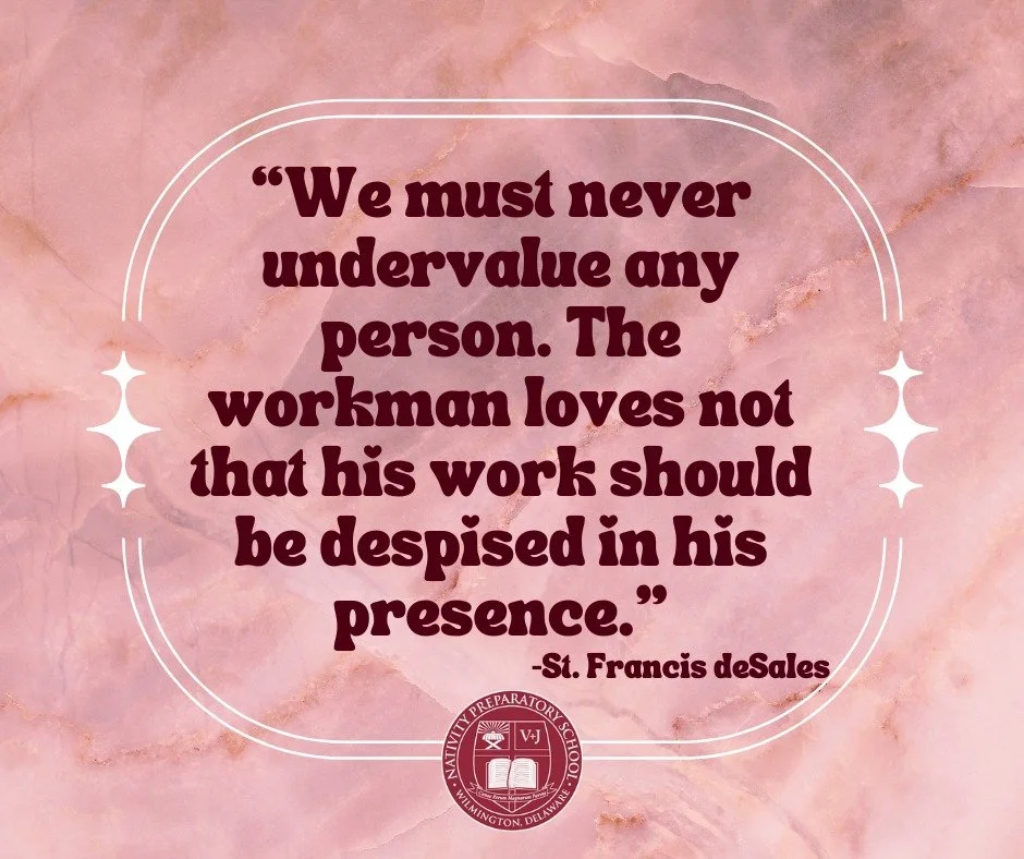 📖 &ldquo;We must never undervalue any person. The workman loves not that his work should be despised in his presence.&rdquo;

Every student, every neighbor, every stranger is a reflection of the Creator. At Nativity, we aim to cultivate eyes that se