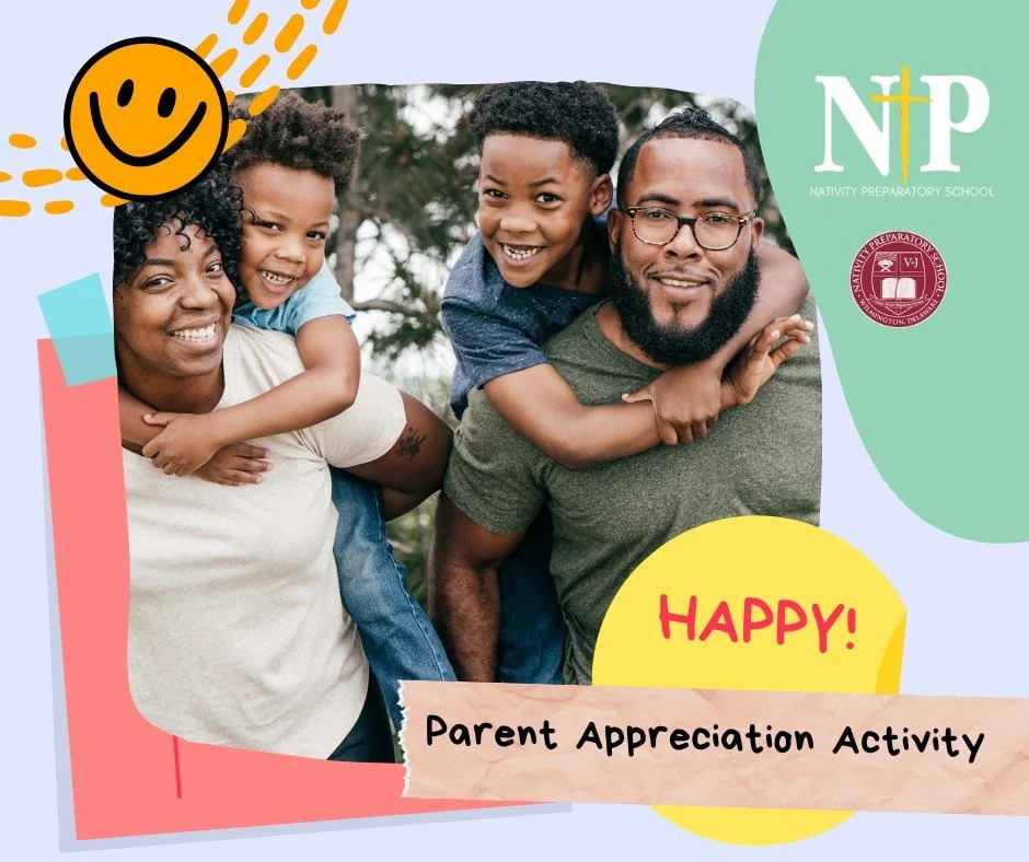 🌟 Happy Parent Appreciation Day! 🌟

Today, we celebrate the incredible parents, grandparents, aunts, uncles, older siblings, and guardians who make up the heart of our Nativity Prep family. 💙

We know that families come in all shapes and sizes&mda