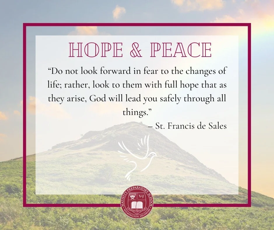 📖 &ldquo;Do not look forward in fear to the changes of life; rather, look to them with full hope that as they arise, God will lead you safely through all things.&rdquo; &ndash; St. Francis de Sales

Summer is a time of transition and reflection. We 