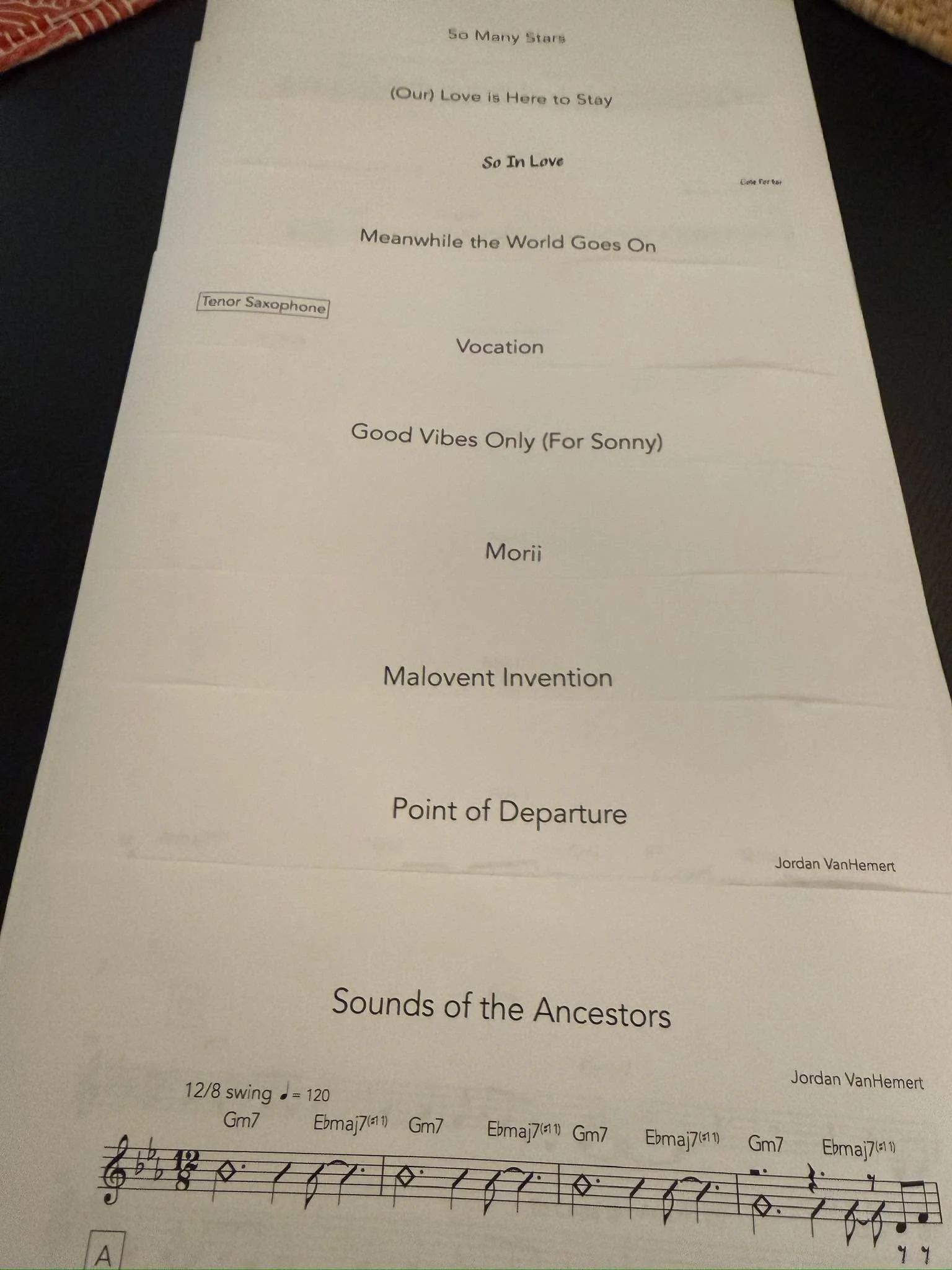 Getting ready for this week double checking and engraving tunes for this week. I am so excited to share this music with you all. Check it out this week at the Blue Llama 6/12 and the Alluvion 6/13. 

The band is gonna be bringing the heat:

Terell St