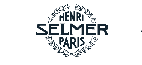 Henri Selmer Paris logo with wreath design