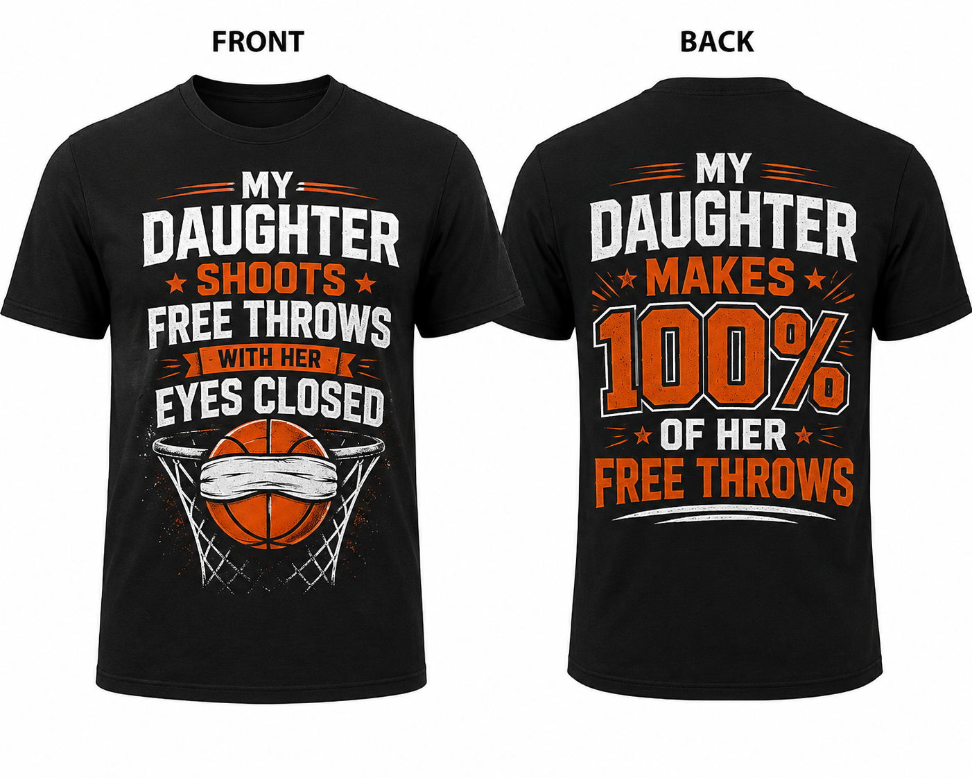 Dad daughter free throws tshirts.png
