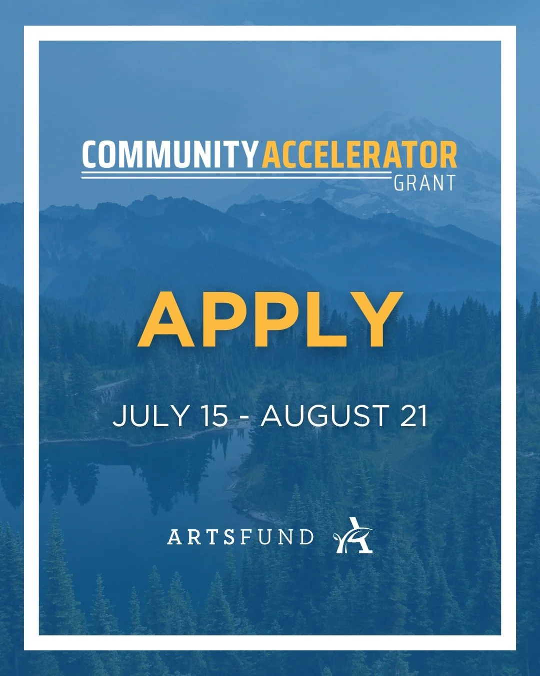 "We're excited to share this opportunity from our partners @artsfundseattle Check out their page for all the details and application link ! 

About the Grant: 

In partnership with @allenphilanthropies, the Community Accelerator Grant, now in it