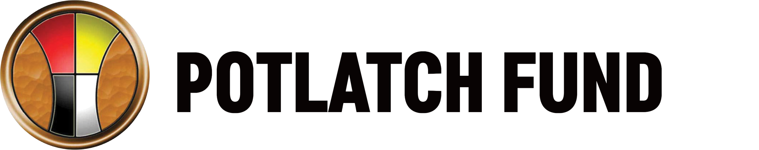 Logo with a circular icon featuring colored sections and a black, white, yellow, and red design, accompanied by the text 'QUANTUM' in large black capital letters.