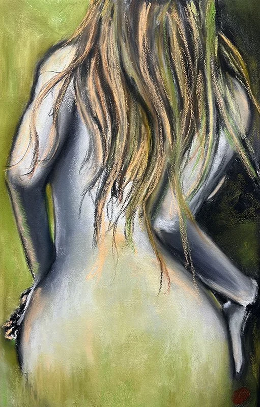 Pastel and charcoal 