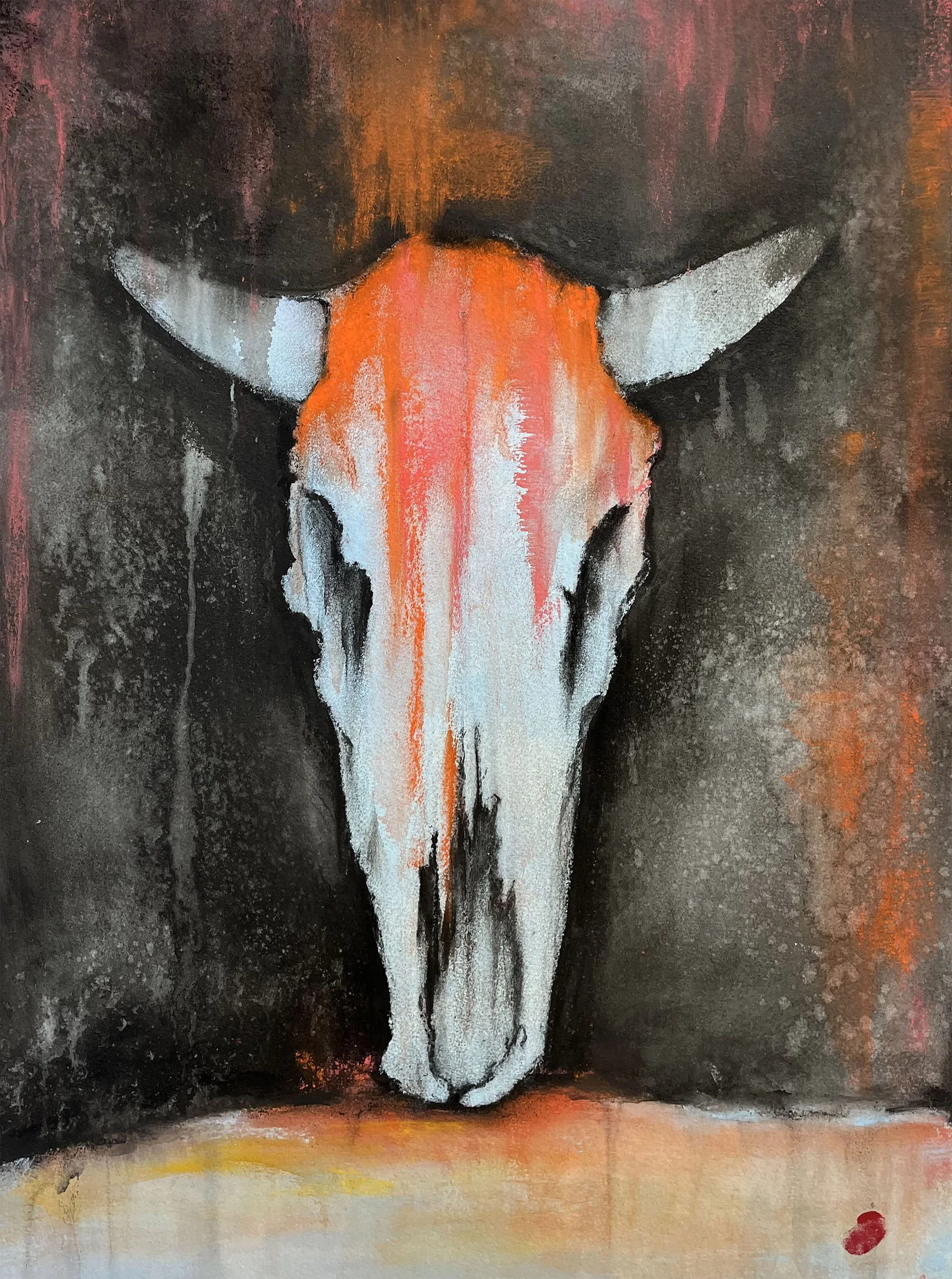 Blue cow skull Display.jpg