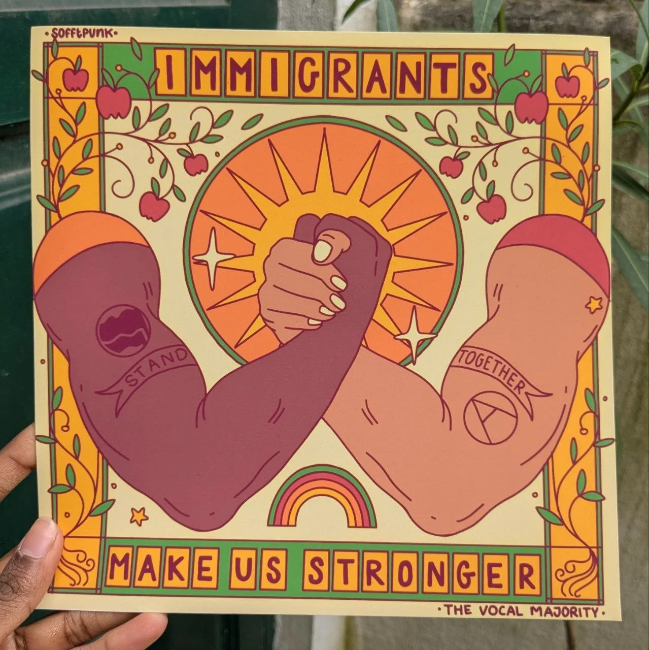 Immigrants Make Us Stronger - The Vocal Majority Print