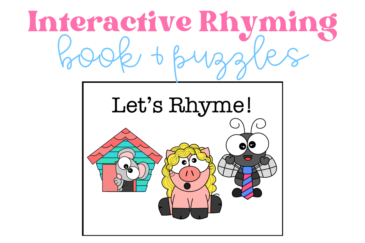 Interactive Rhyming Book & Puzzles