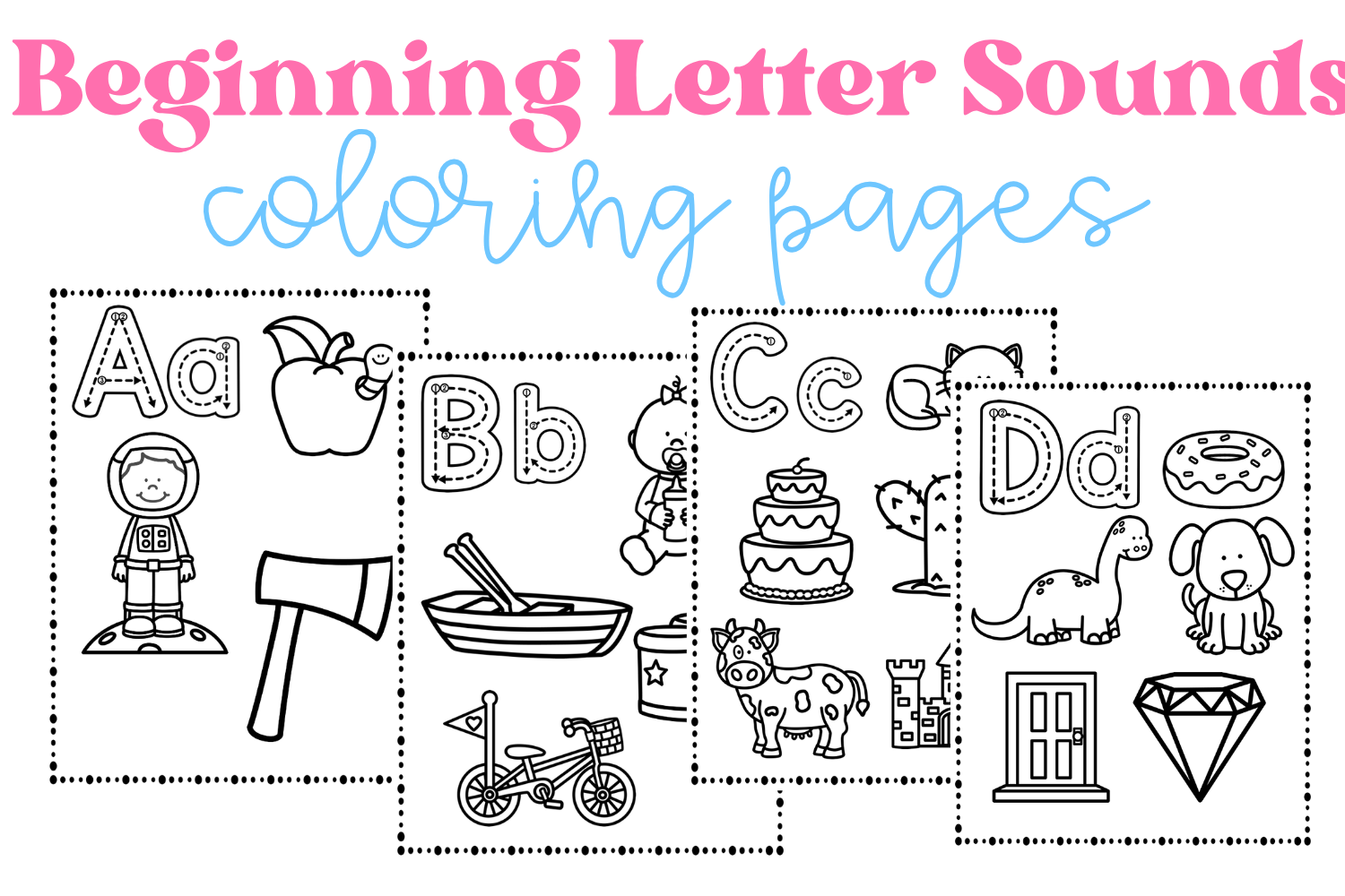 Beginning Letter Sound Coloring Pages