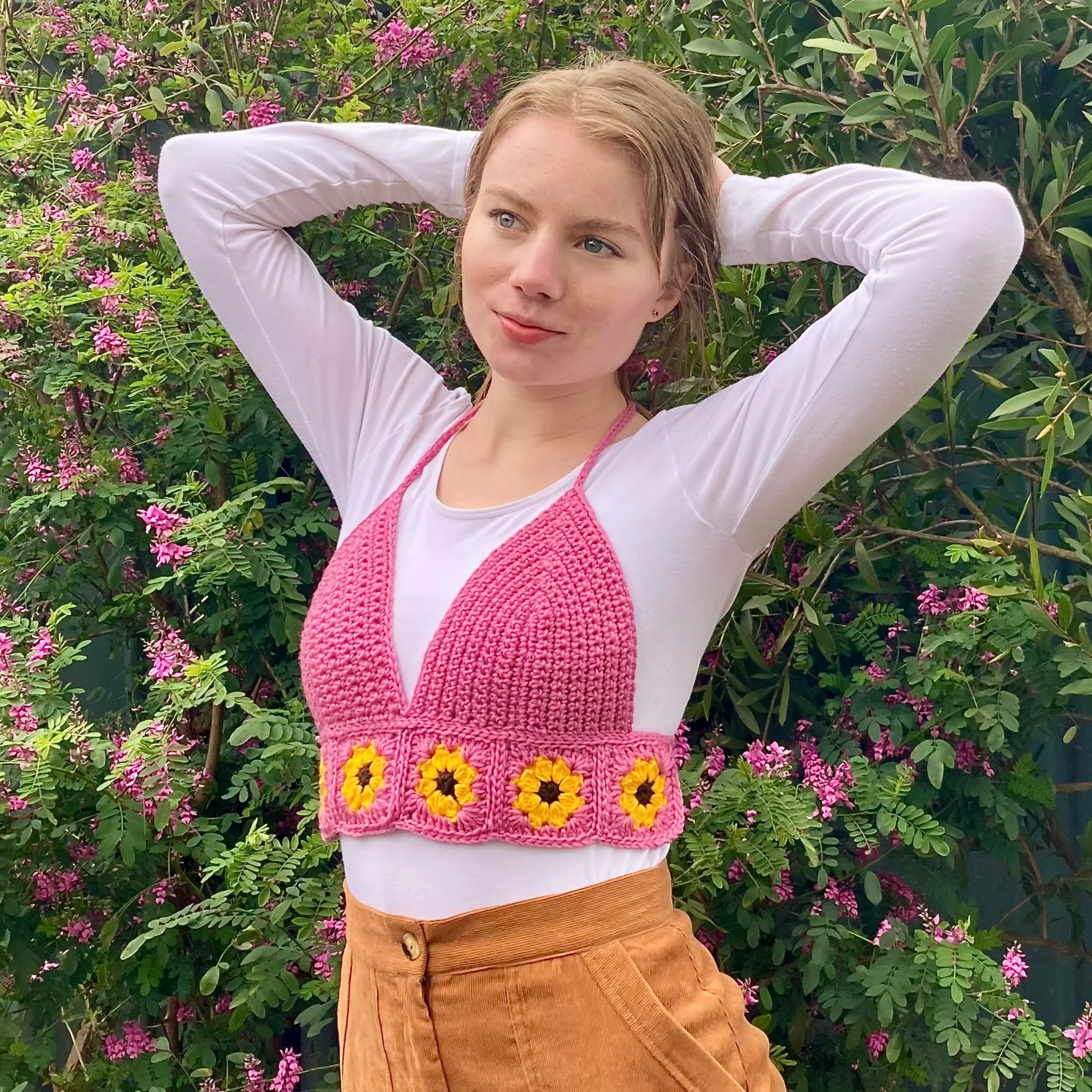 crochet bralette top
