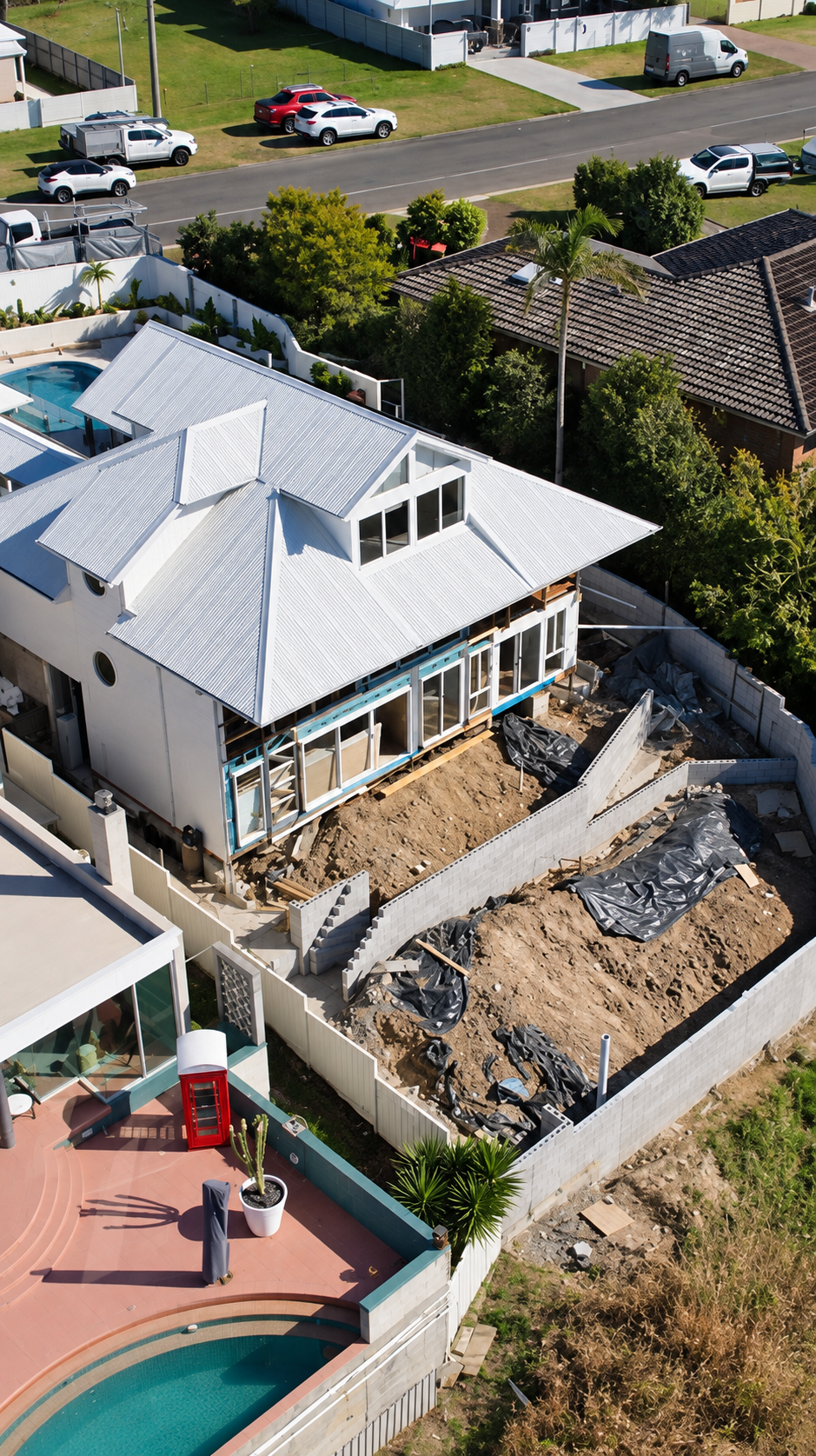 construction site in whitebridge