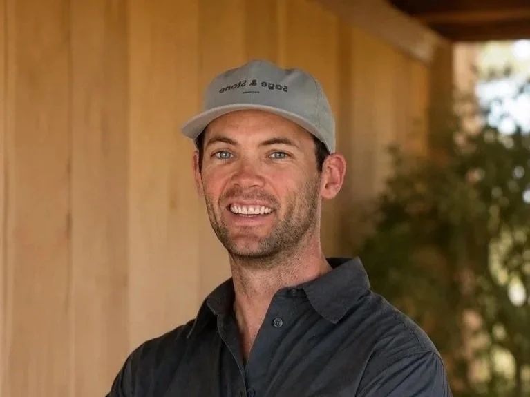 Man with hat on