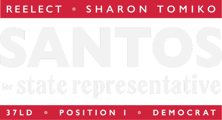 Reelect Sharon Tomiko Santos for State Representative | 37LD | Democrat