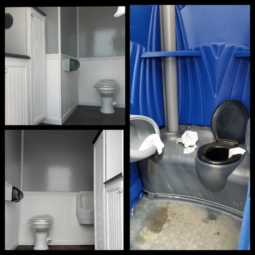 Luxury Restroom Trailer interior stall