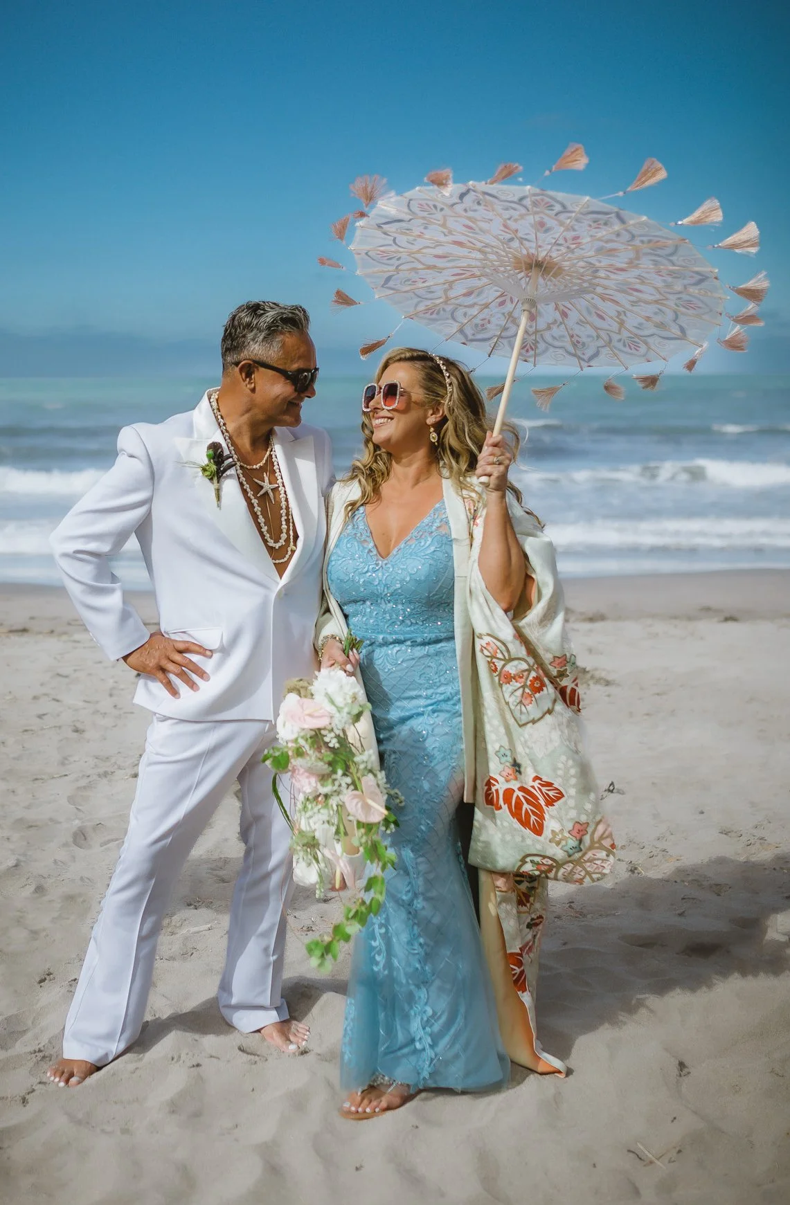 Canterbury Wedding Photography | Beach Wedding Portrait at Taylors Mistake