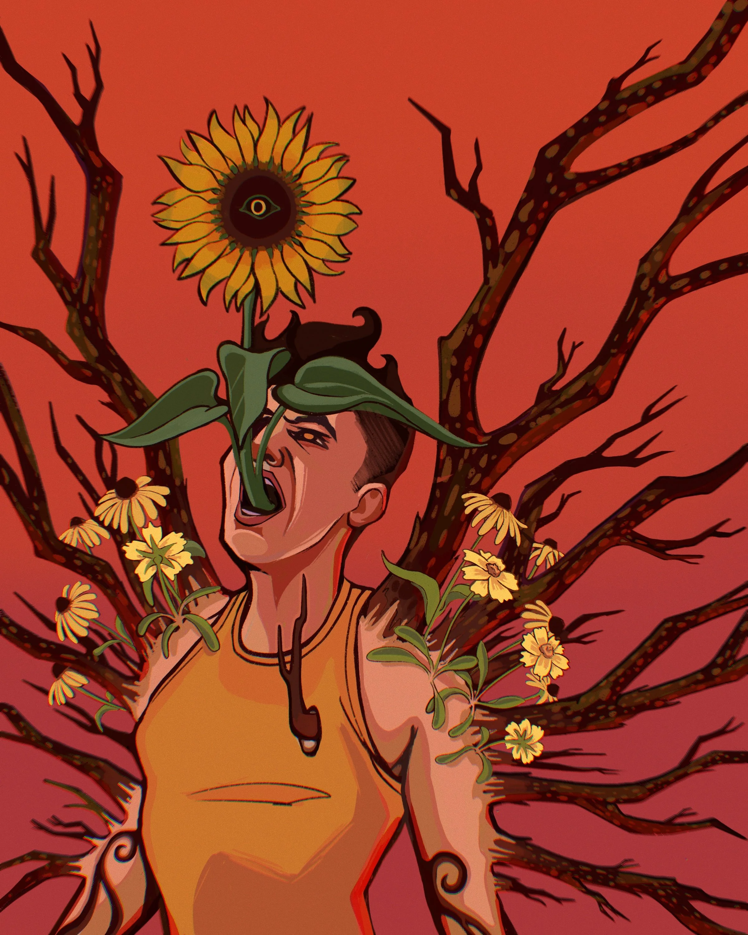 Sunflower 8x10