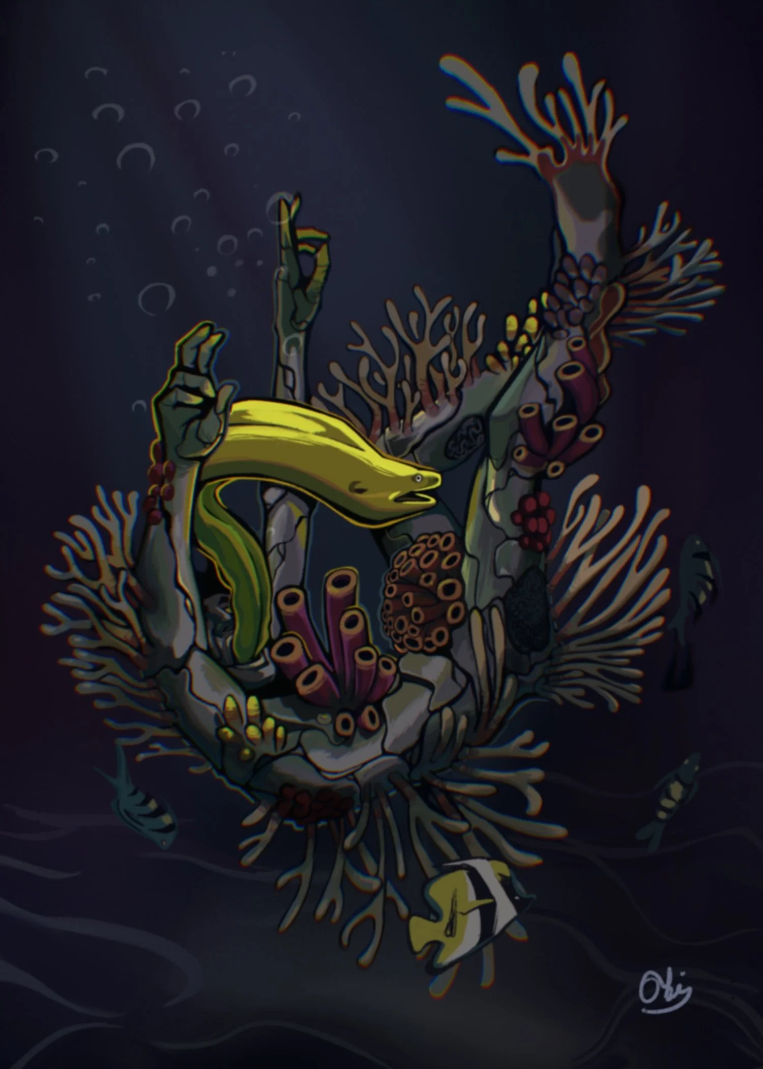 Sinking 5x7