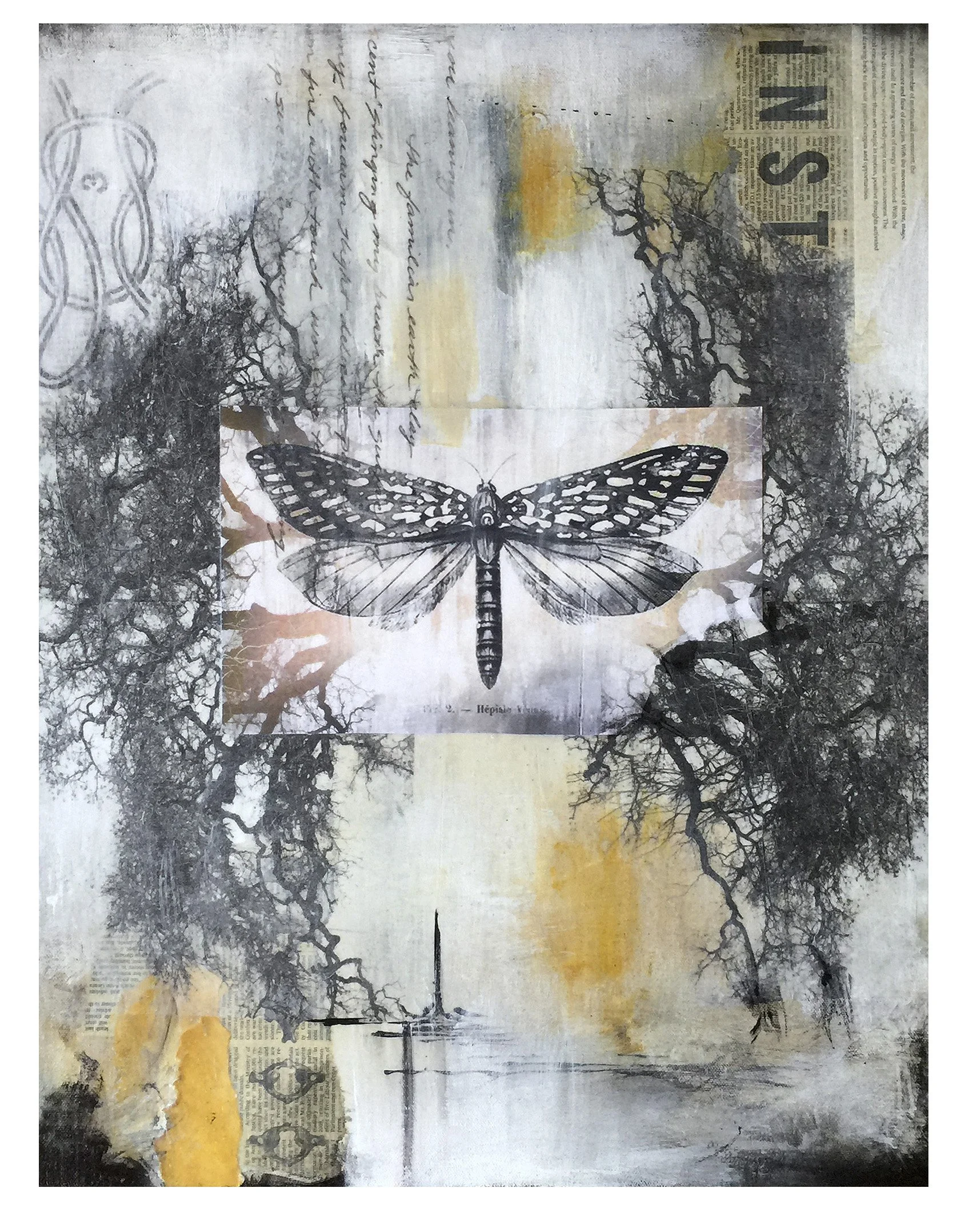 MOTH INSTINCT, Framed Giclée Print