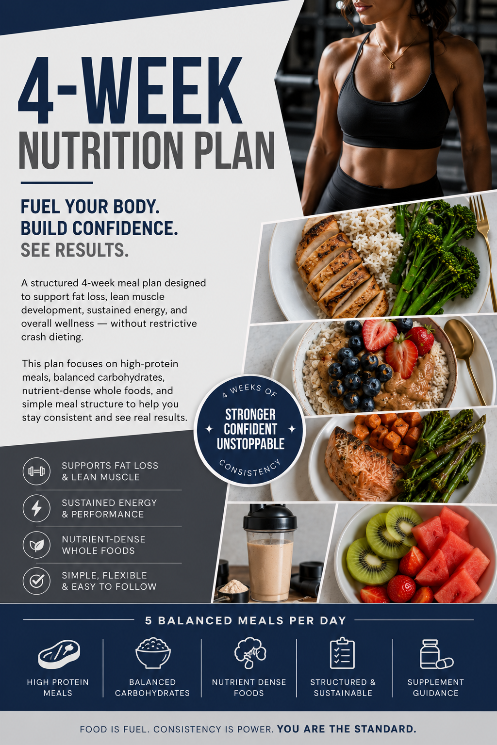 4-Week Sculpt & Strength Nutrition Plan
