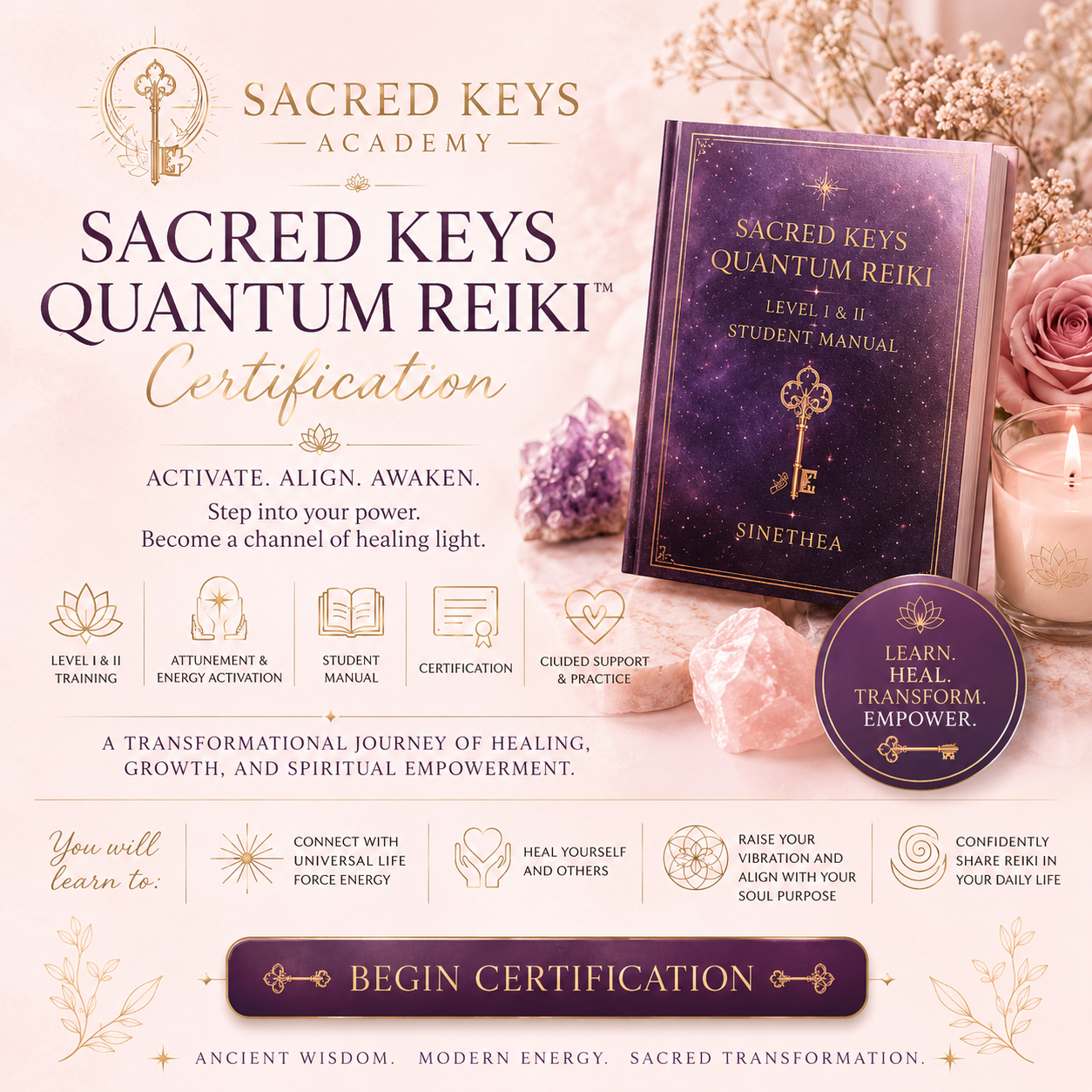 Sacred Keys Quantum Reiki™ Certification
