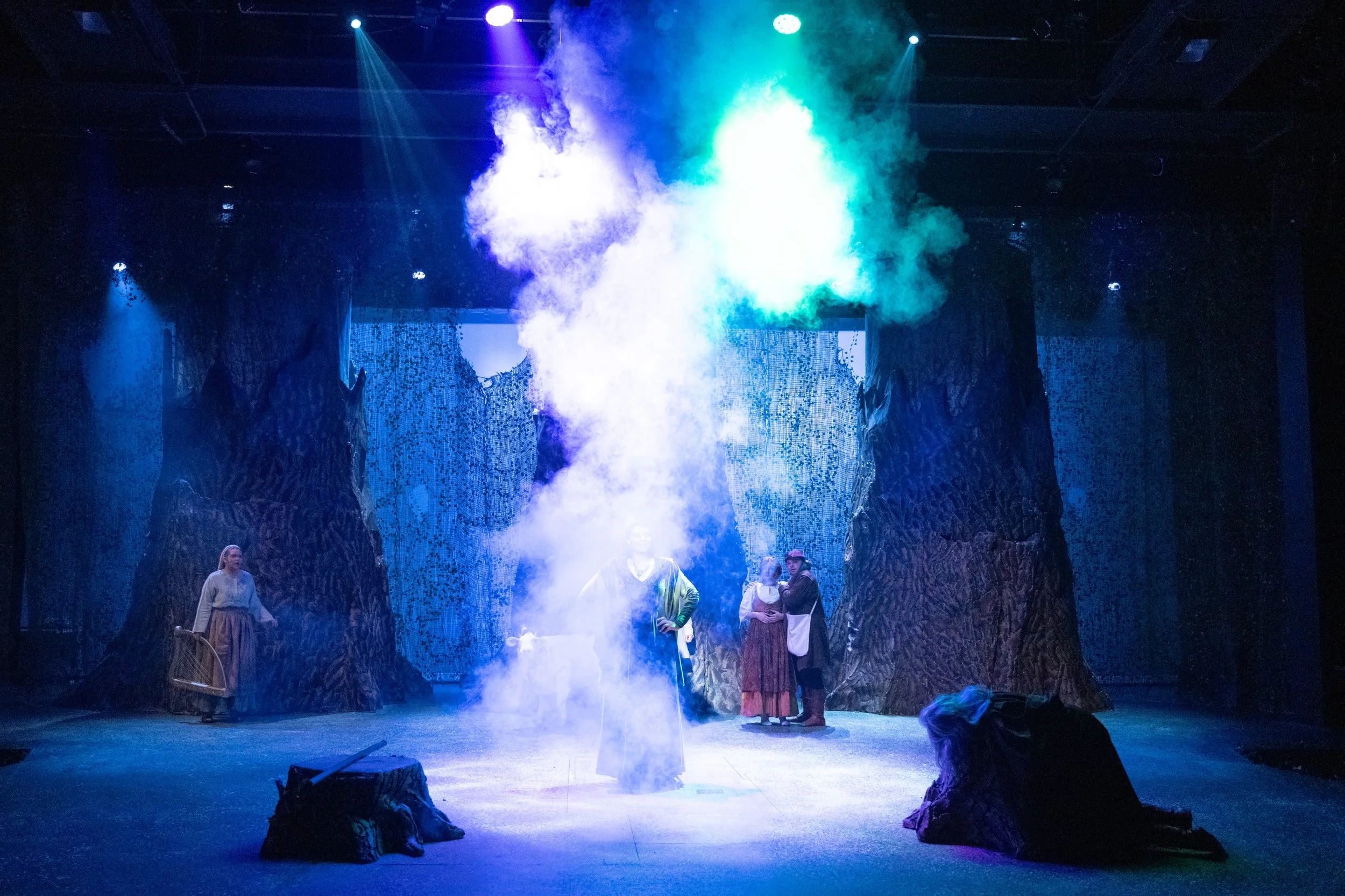 The Witch transforms after breaking her mother's curse