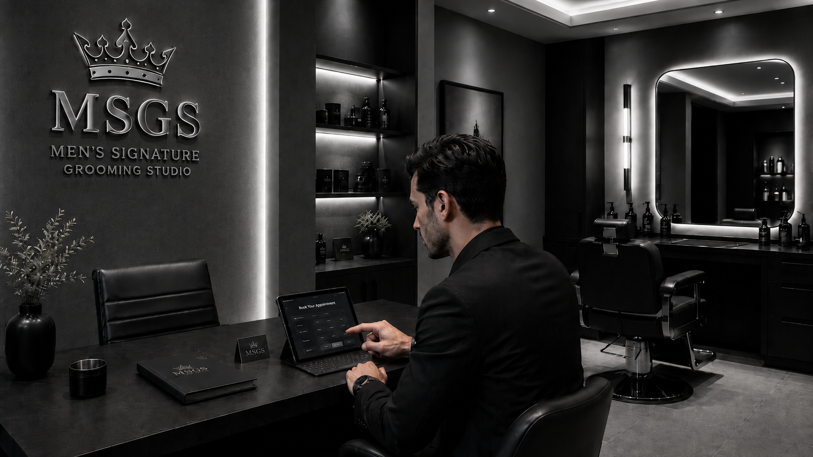 Online booking for private men’s hair replacement consultation