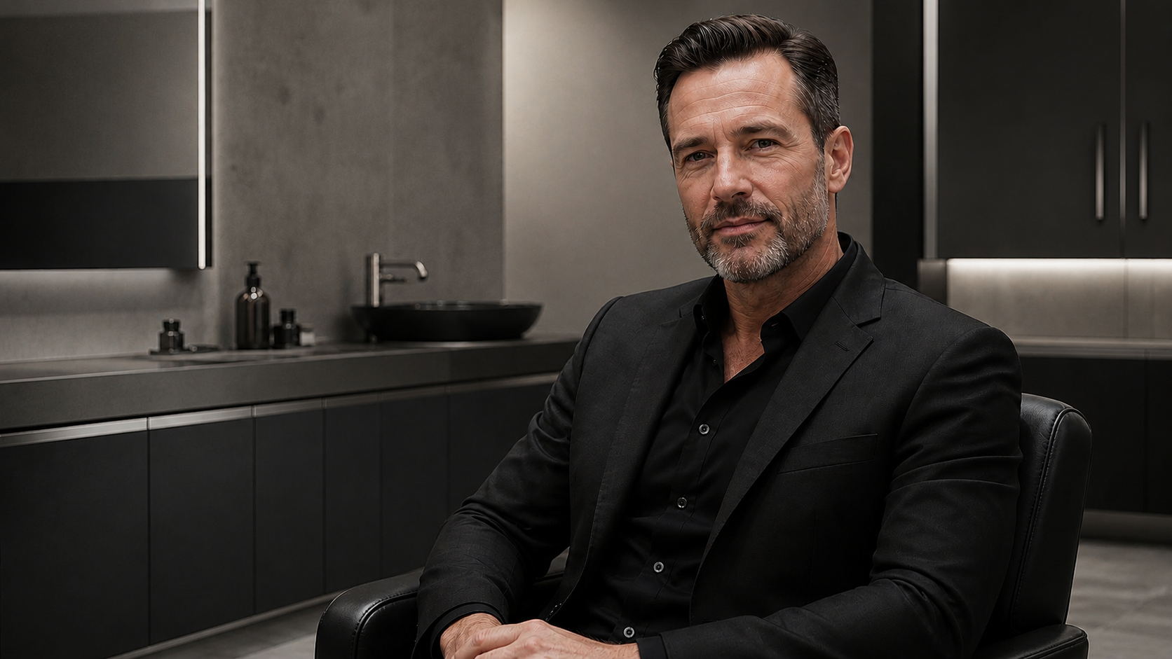 Private consultation and pricing discussion for men’s hair replacement