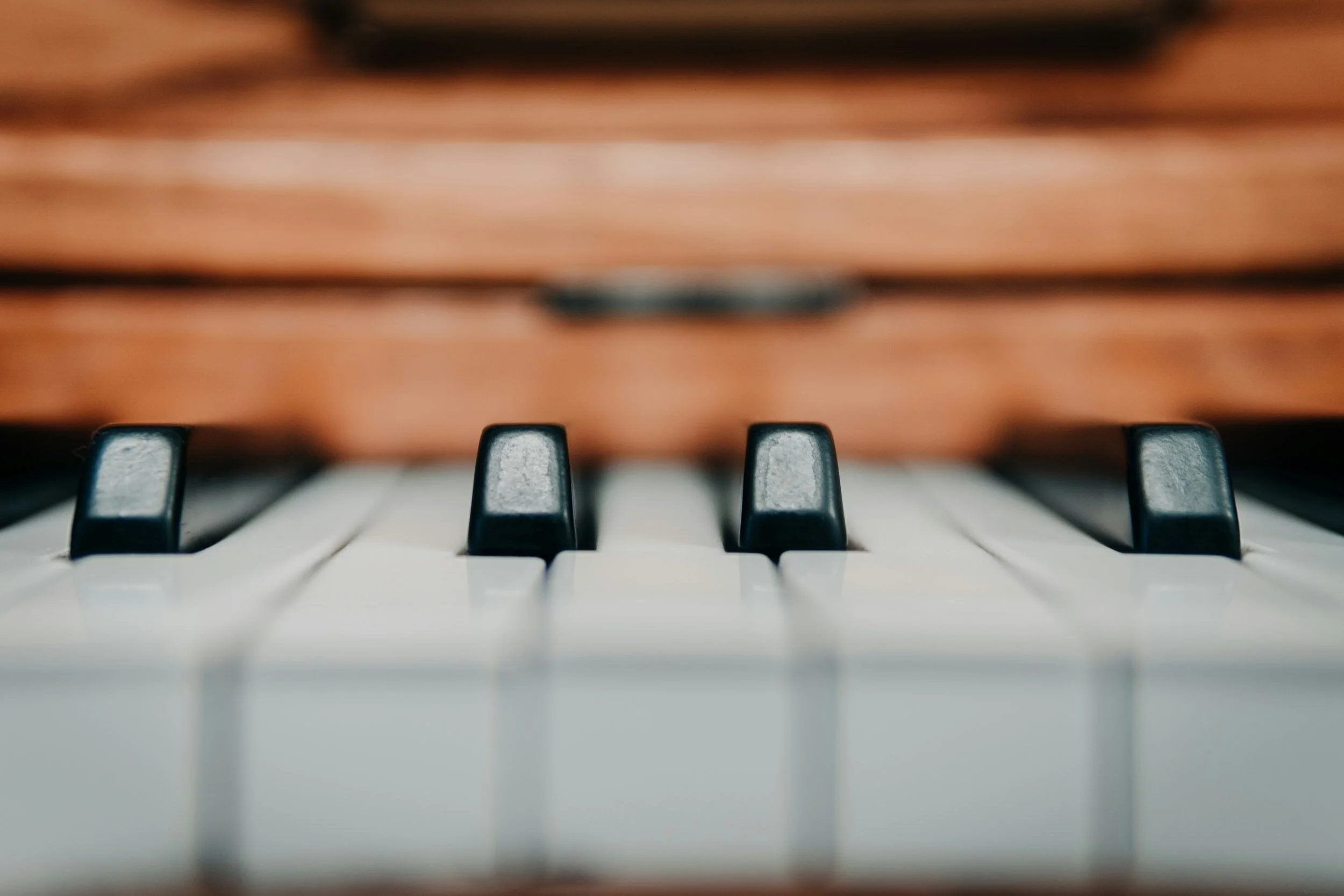 Marian Lamoureux Hinsdale piano key close up