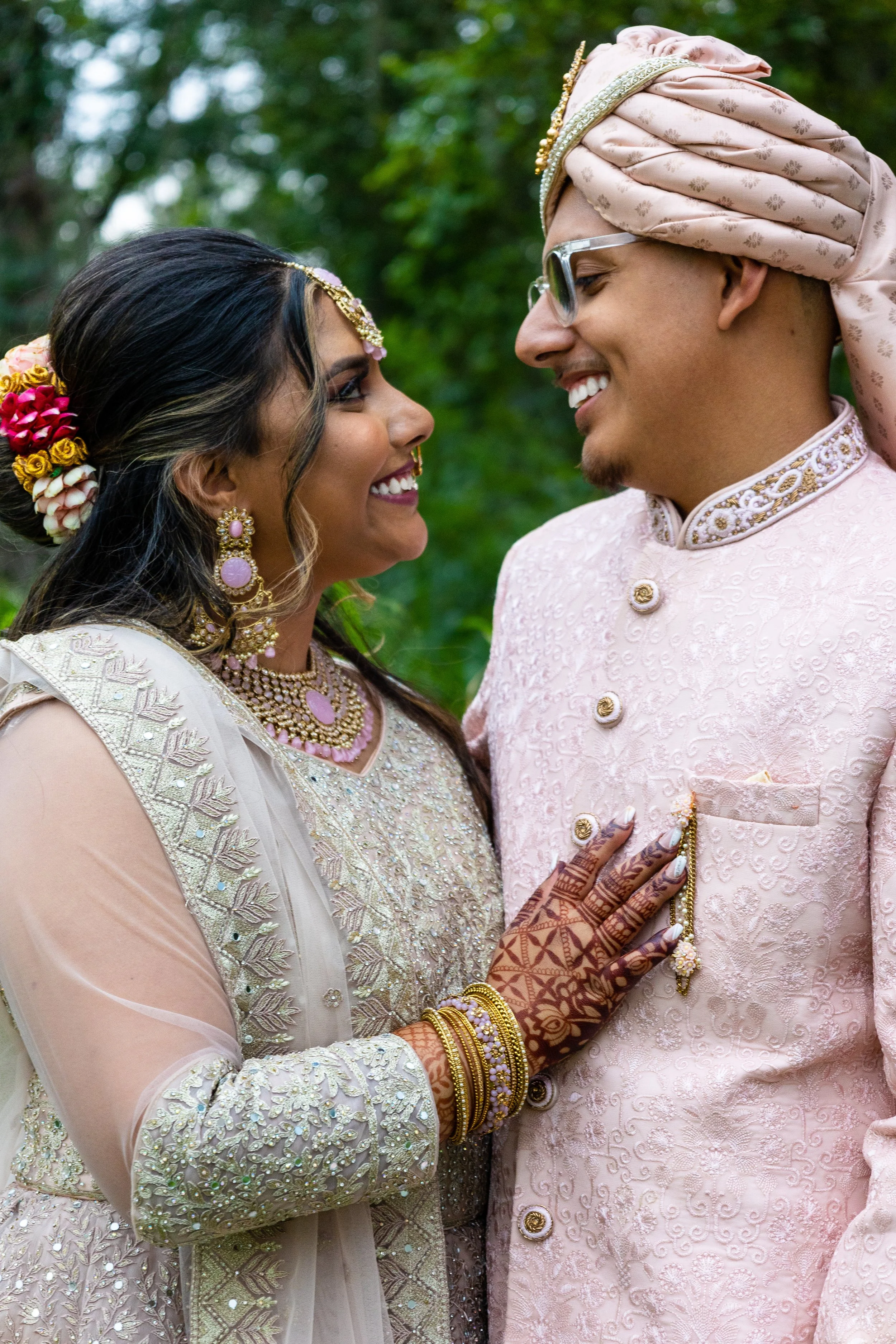 bride and groom