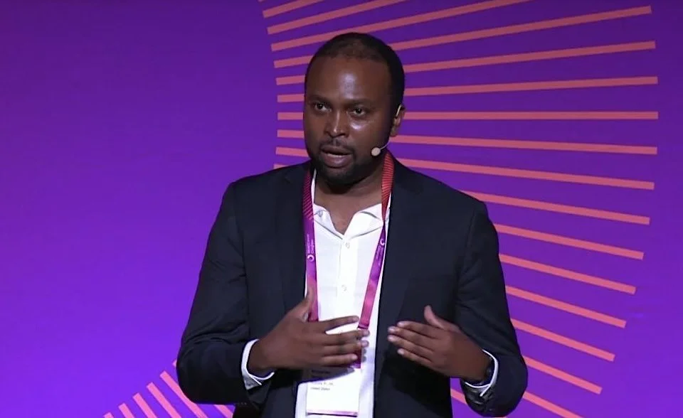 Dr. Kingsley Ndoh making the case for continuous cancer care at the UICC World Cancer Congress.