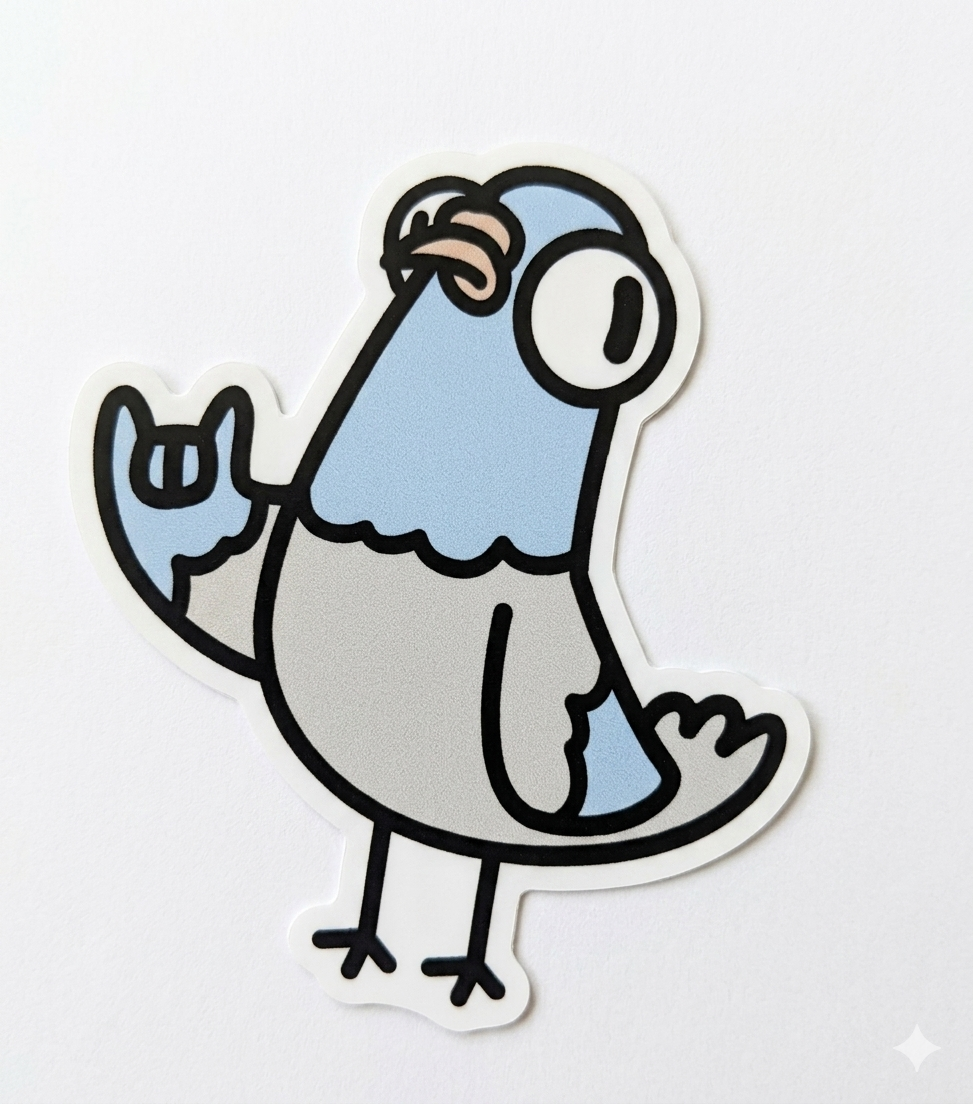 Pigeon Sticker