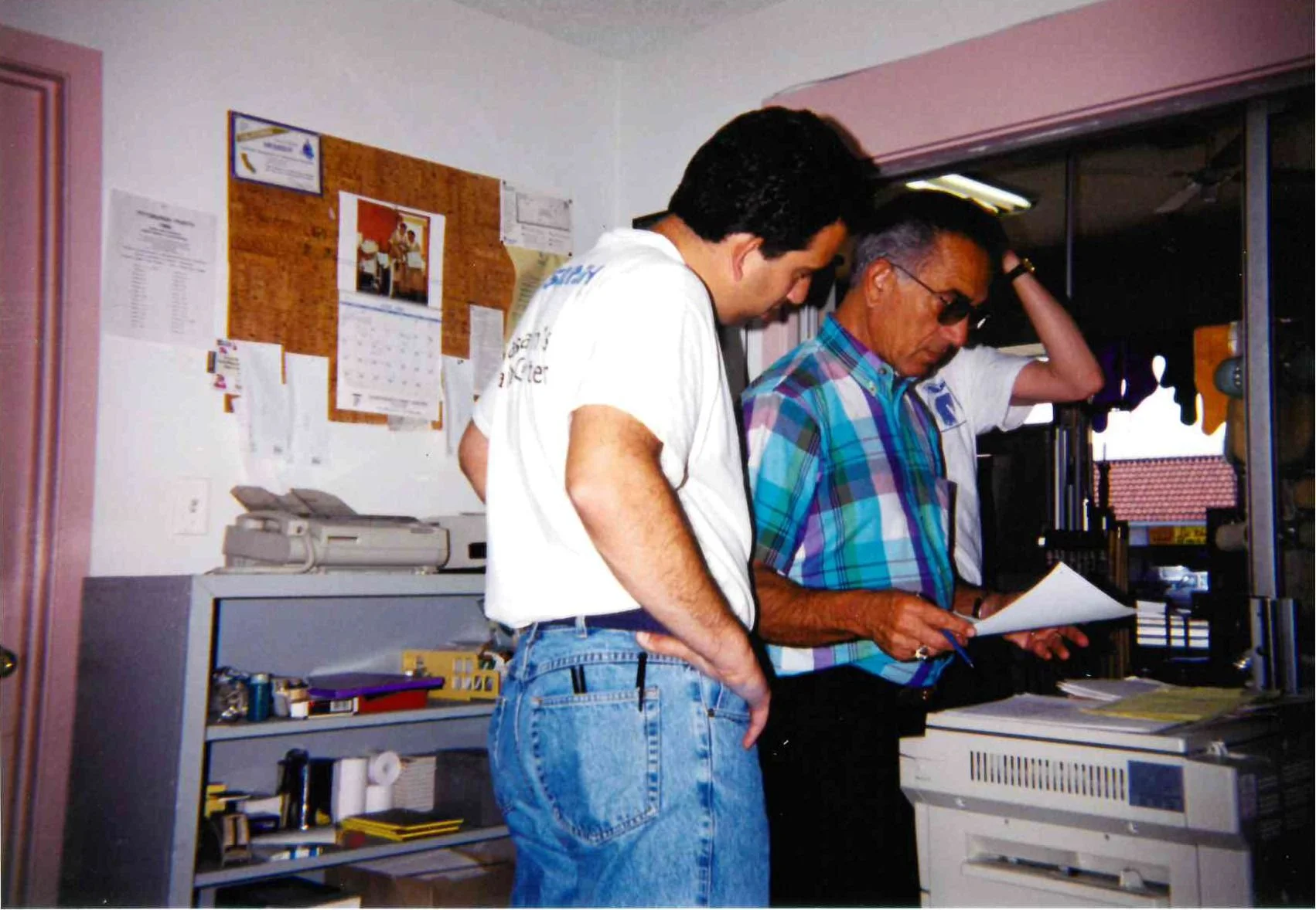 Haig Kasparian and his son Mike work side-by-side.