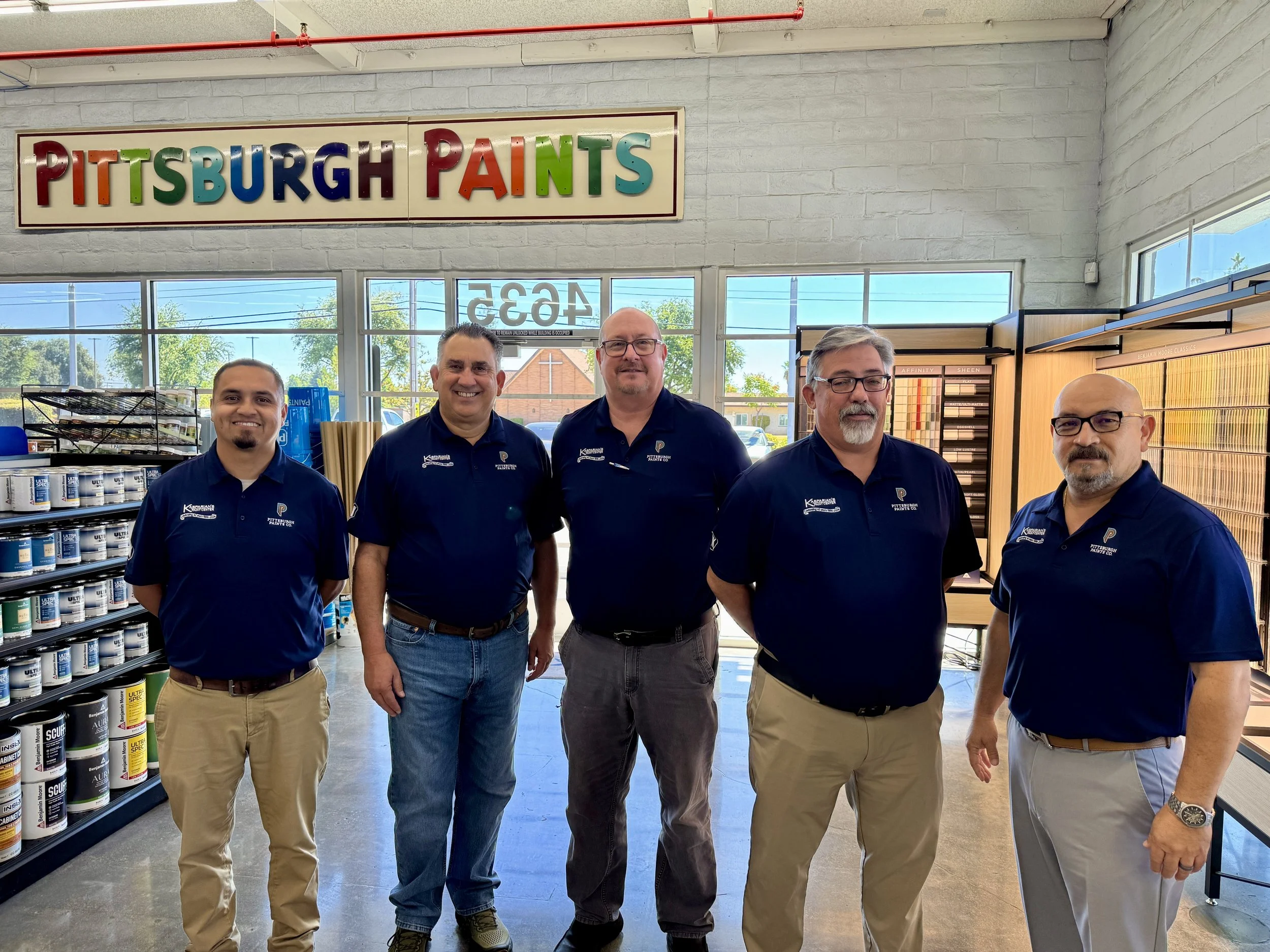 Kasparian's Paint Center Outside Sales Team