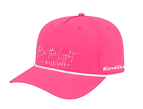 Be the Light Equine Pink Cap