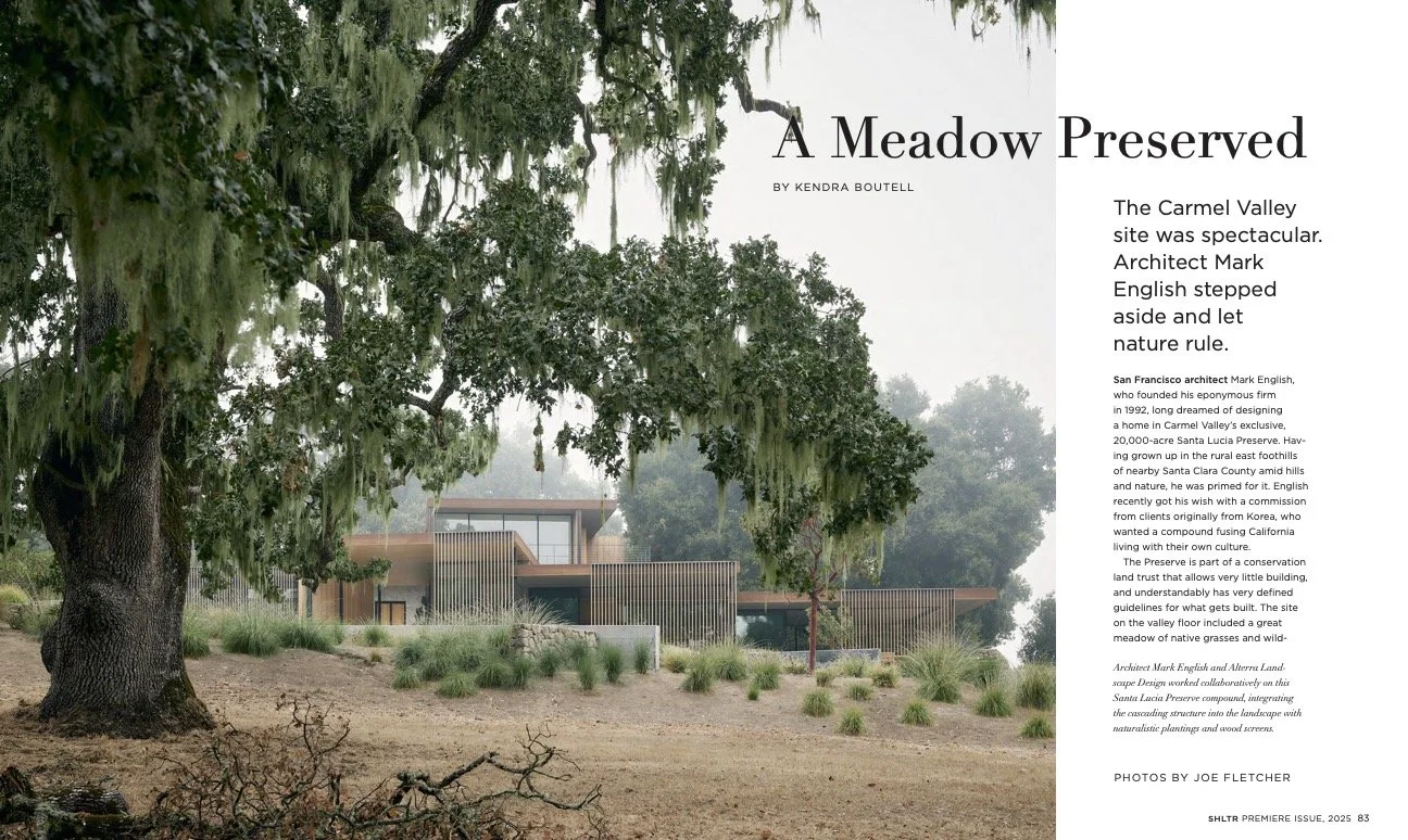  SHLTR™ | Premiere Issue 2025 | Mark English Architects | Features