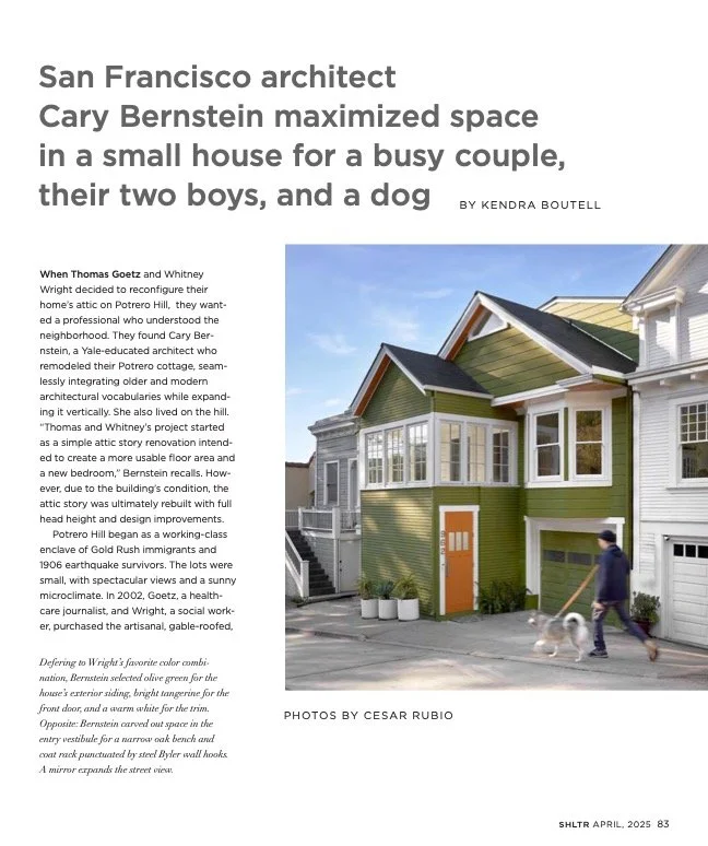 SHLTR™ | Second Issue 2025 | Cary Bernstein Architecture | Features