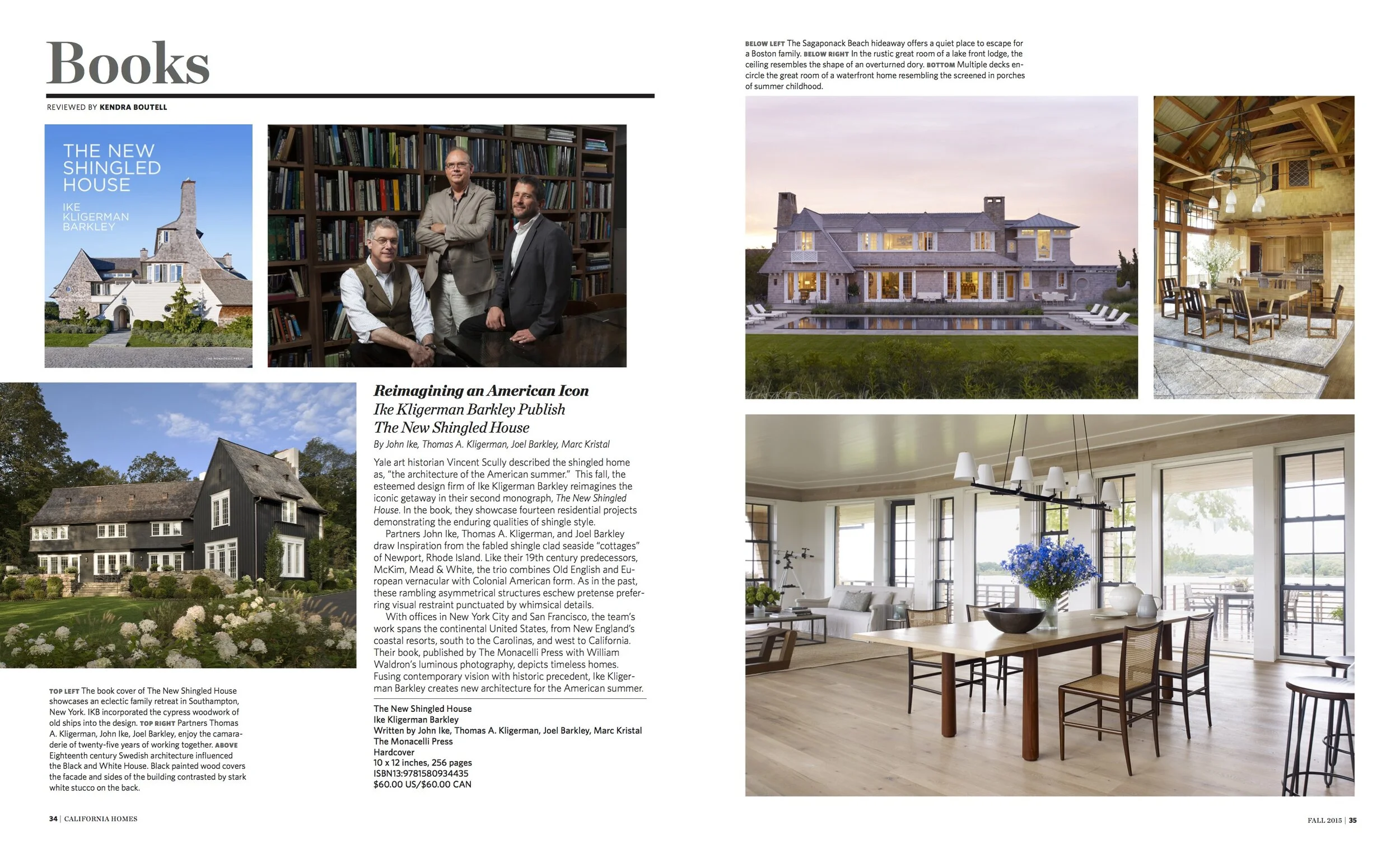 California Homes Magazine | Books | Ike Kligerman Barkley | Departments