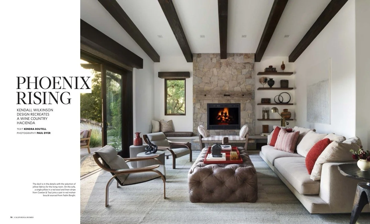 California Homes Magazine | Kendall Wilkinson Design, Kendall Wilkinson and Kathy Bloodworth | AXIA Architects | | Paul Dyer Photography | Kendra Boutell Writer