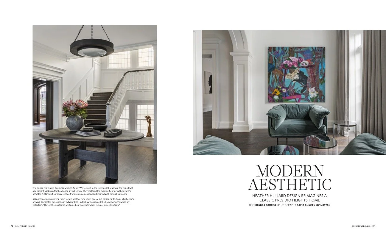 California Homes Magazine | Heather Hilliard Design | DomA Architects, Inc. | GGD, Inc. | David Duncan Livingston Photographer | Kendra Boutell Writer
