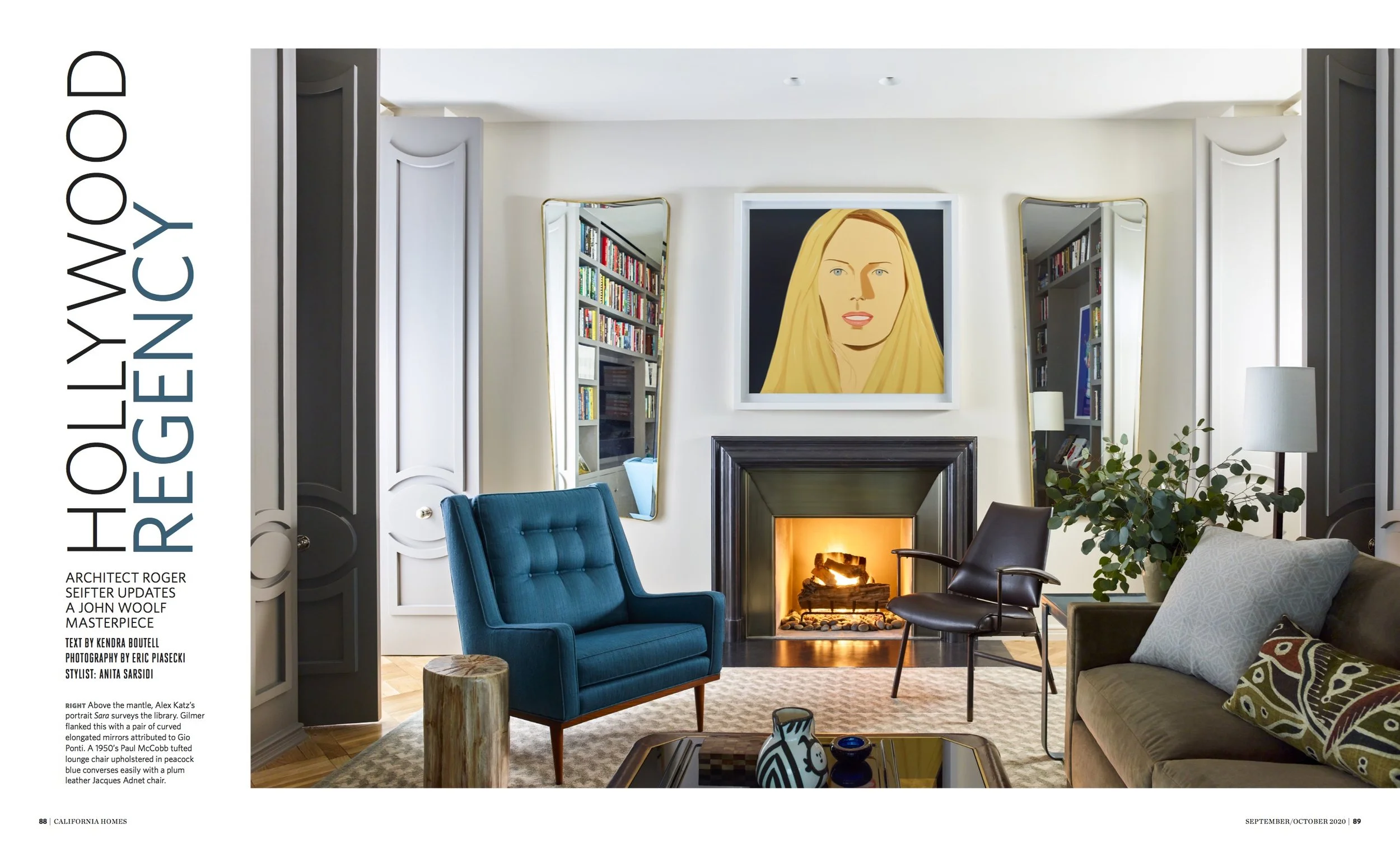 California Homes Magazine | Robert A.M. Stern Architects, Roger Seifter | John Gilmer Architect | Eric Piasecki Photography |  Anita Sarsidi Stylist | Kendra Boutell Writer