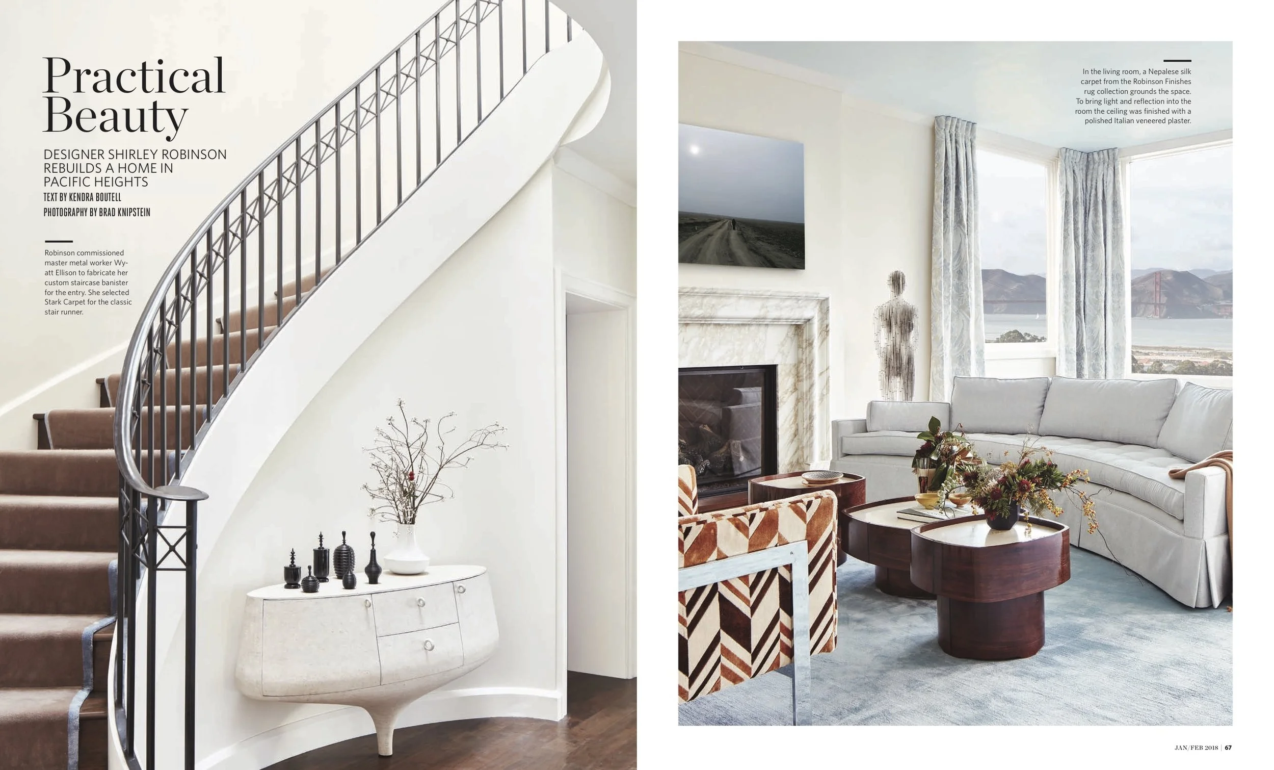 California Homes Magazine | Shirley Robinson Interiors  | DomA Architects, Inc. | Thompson Suskind LP. | R. Brad Knipstein Photography | Kendra Boutell Writer