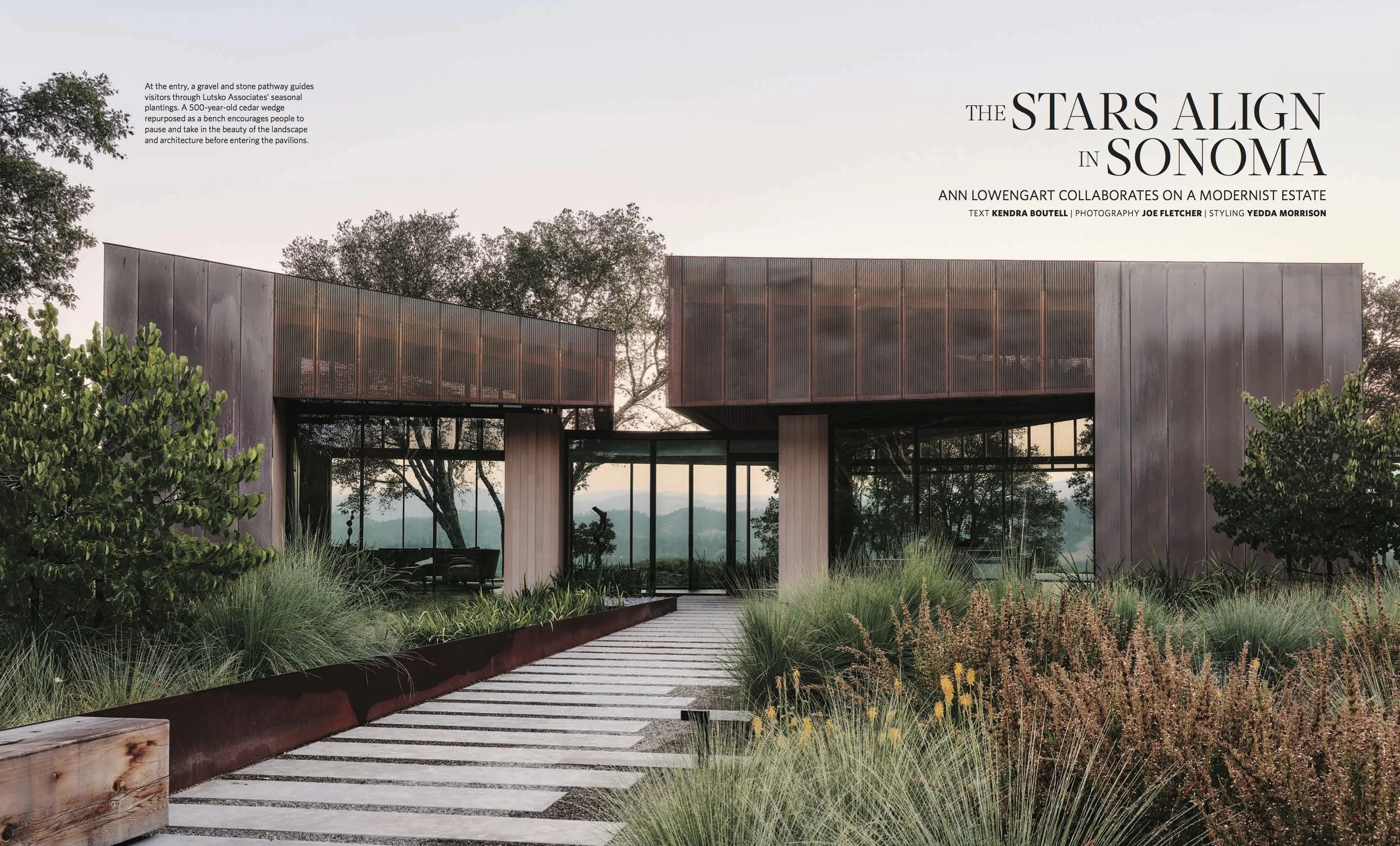 California Homes Magazine | Ann Lowengart Interiors | Field Architecture | Dowbuilt | Lutsko Associates | Joe Fletcher Photography | Yedda Morrison Stylist | Kendra Boutell Writer