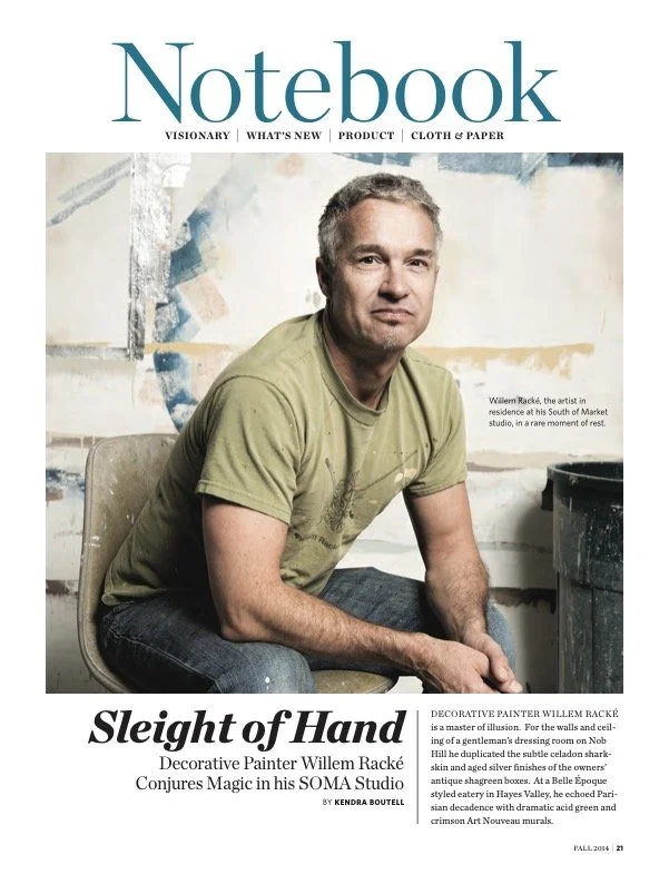 California Homes Magazine | Notebook | Visionary | Willem Racké Studio | Departments