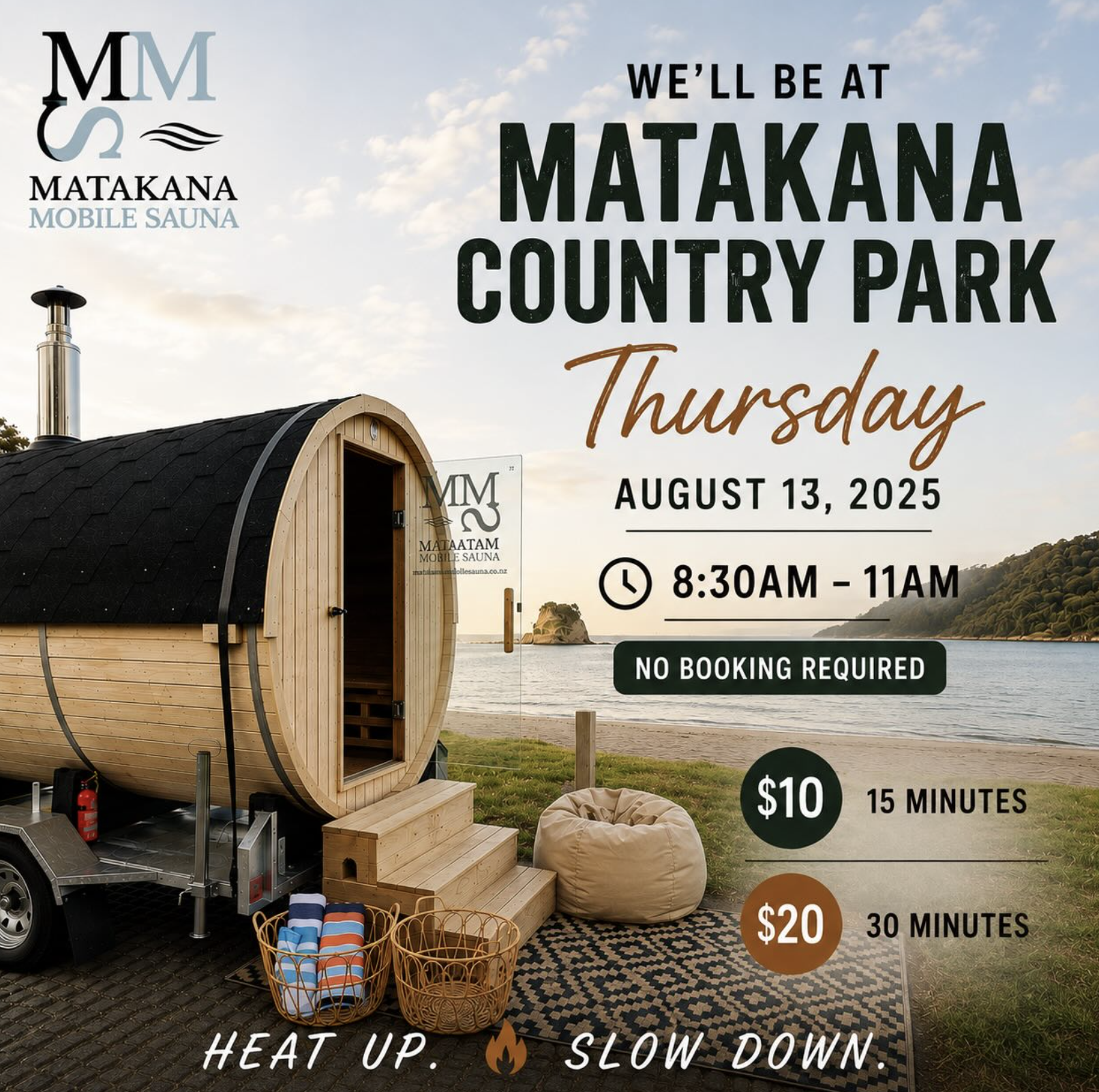 Matakana Country Park - Matakana Mobile Sauna