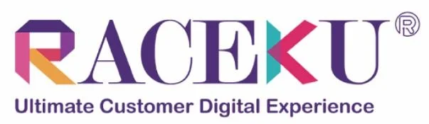 RACEKU logo with the slogan 'Ultimate Customer Digital Experience'