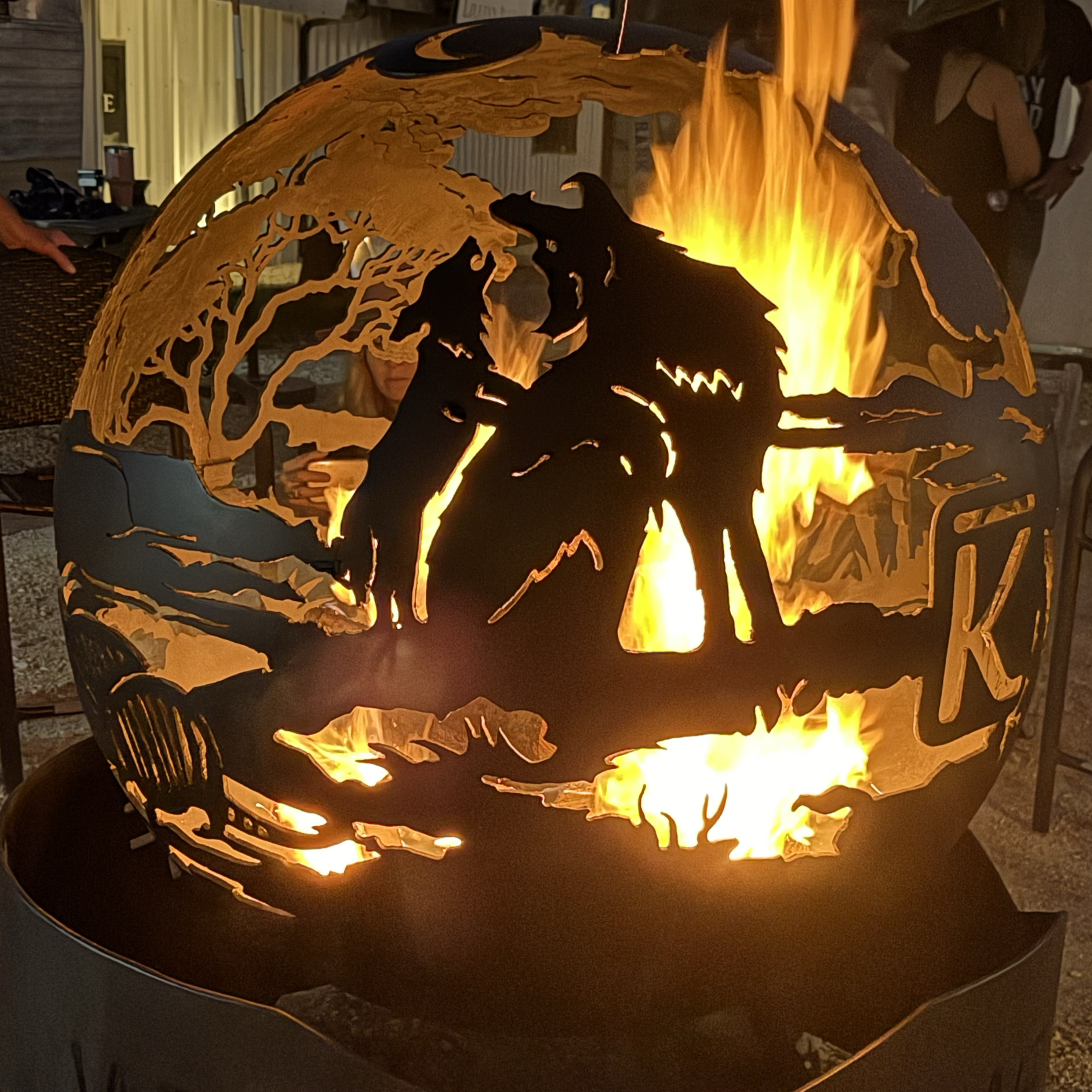 Fire Pit Orb, Brenham