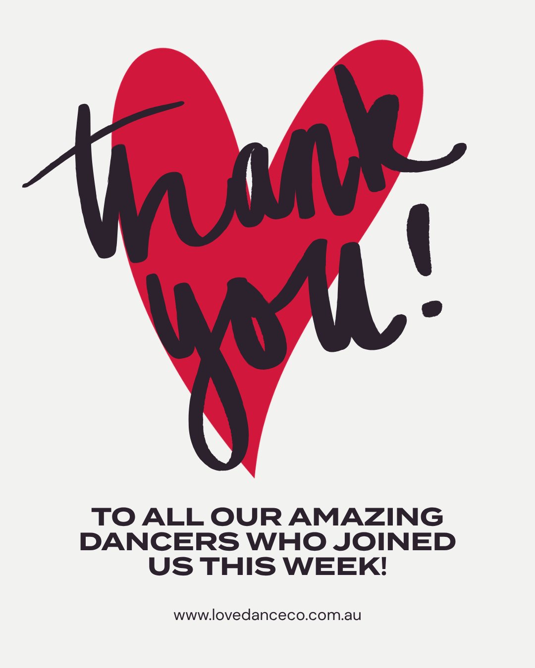 What a week ❤️ First week done ✔️⁠
⁠
Thank-you to all of our amazing little dancers (and their parents) who attended their first classes at the studio this week! Thank-you so much for choosing to trial a class at LoveDance Co! We are so grateful for 