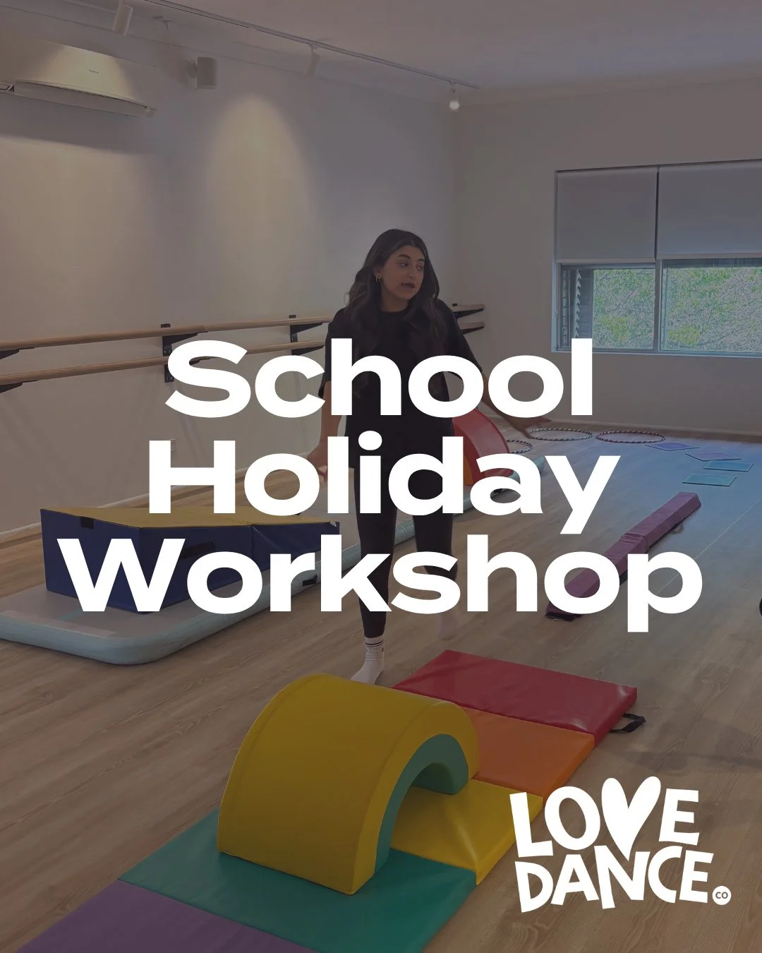 We hosted our first ever Love Dance Co. school holiday workshop this week with Miss Chloe! The kids today us the acro obstacle course and the cookie decorating were the  highlights! 🌈🍪⁠
⁠
After some ice-breakers and a warm up, the kids did a dance 
