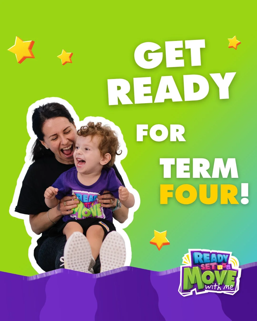 Ready Set Move is back for term 4 on Monday at 10:15am!⁠
⁠
It's not too late to book a trial class - see our website or linkinbio to book!